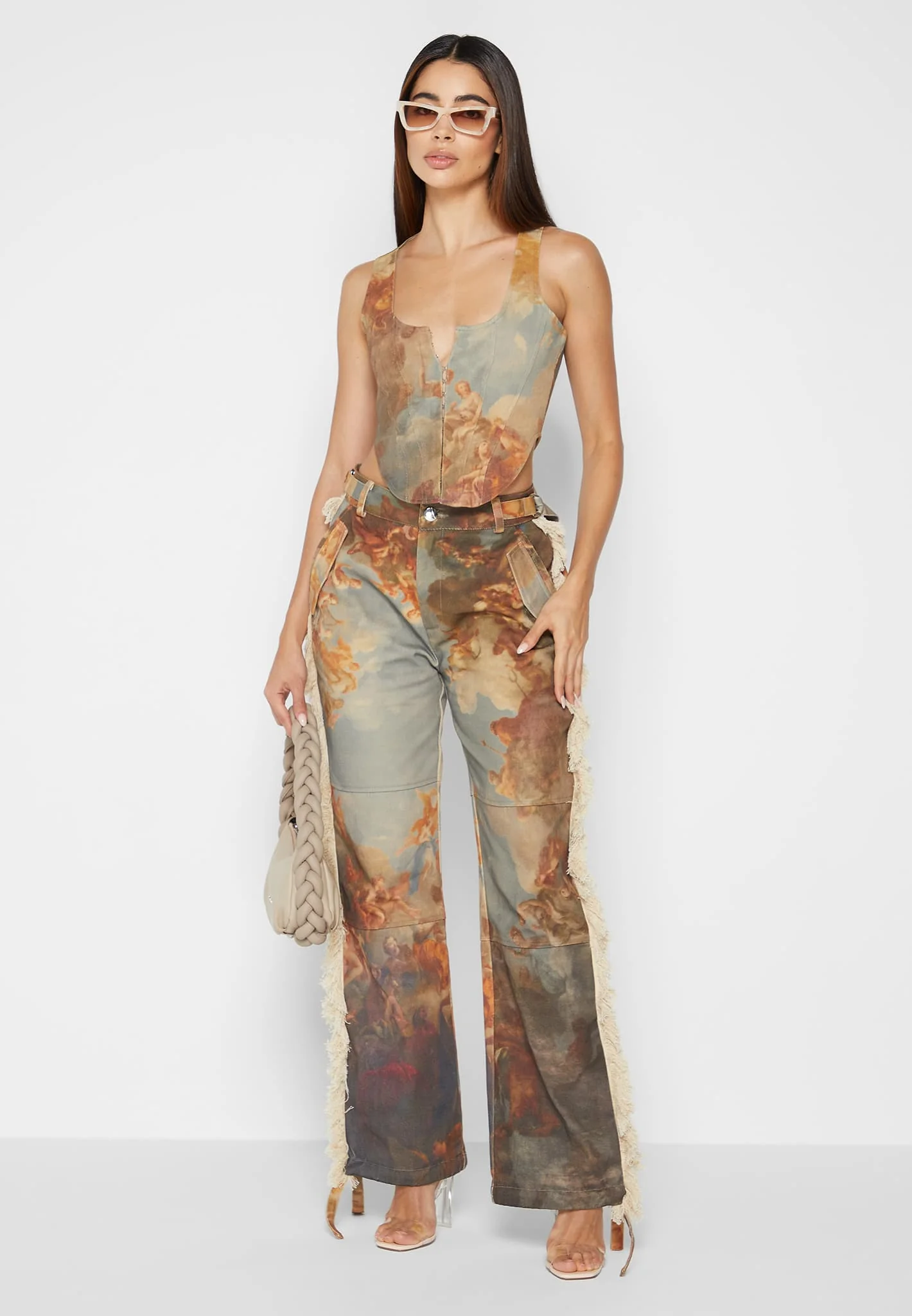 Art Corset Top - Multi - Image 2