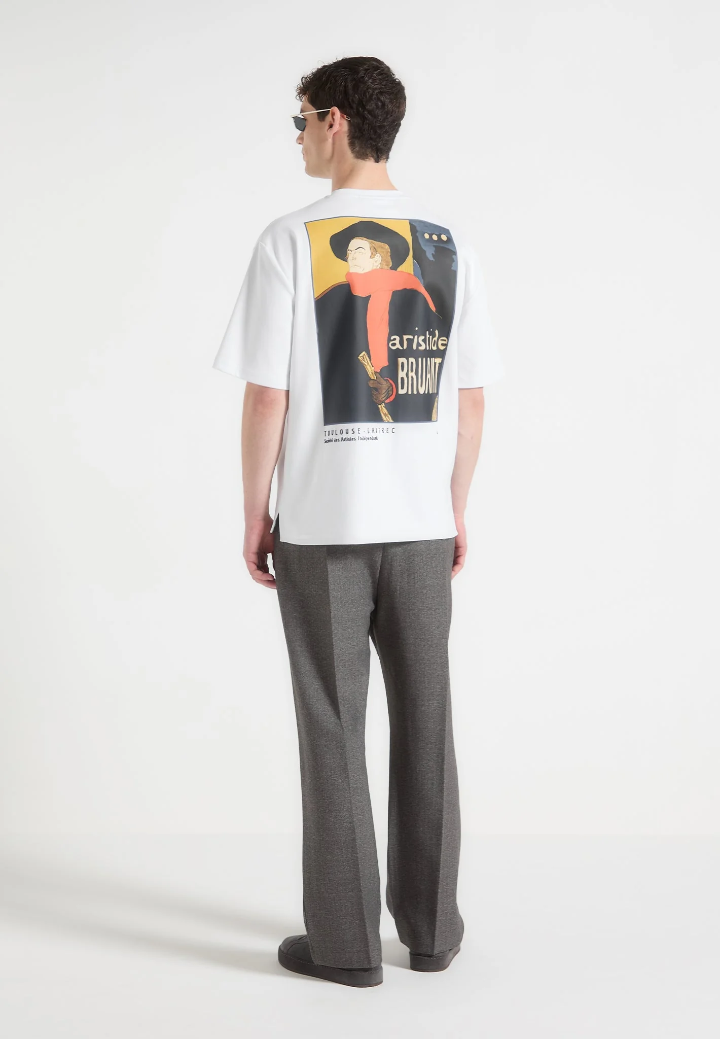 Art Nouveau - Cotton T-Shirt - White - Image 3