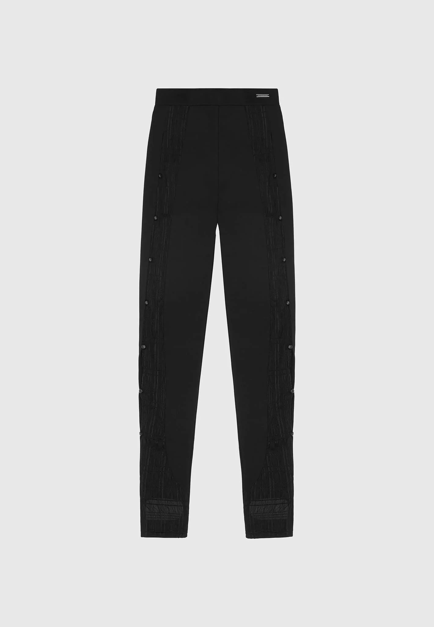 Bandage & Mesh Cut Out Leggings - Black - Image 6