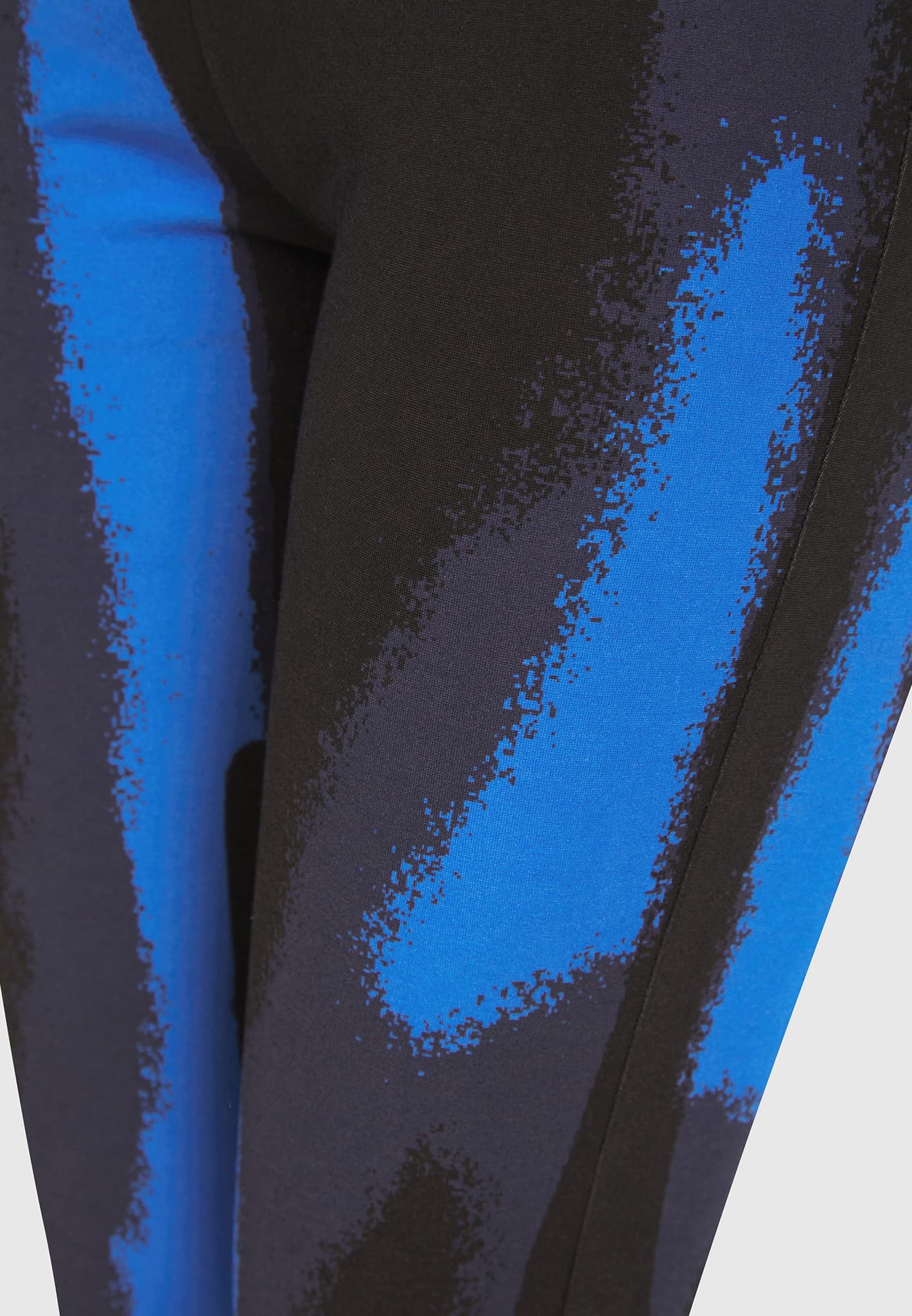 Body Print Leggings - White/Blue - Image 7