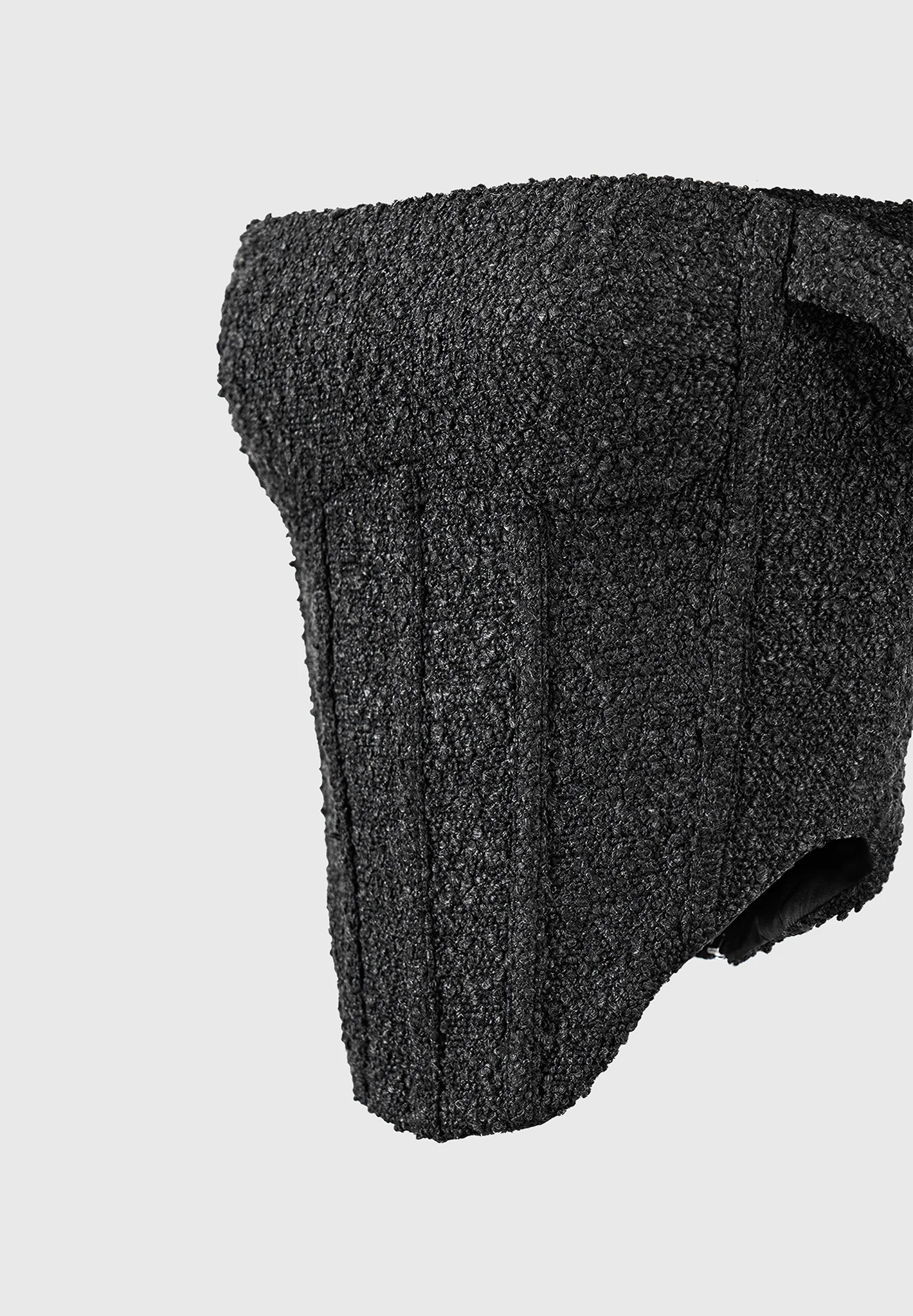 Bonnie - Boucle Bardot Corset Top - Black - Image 5