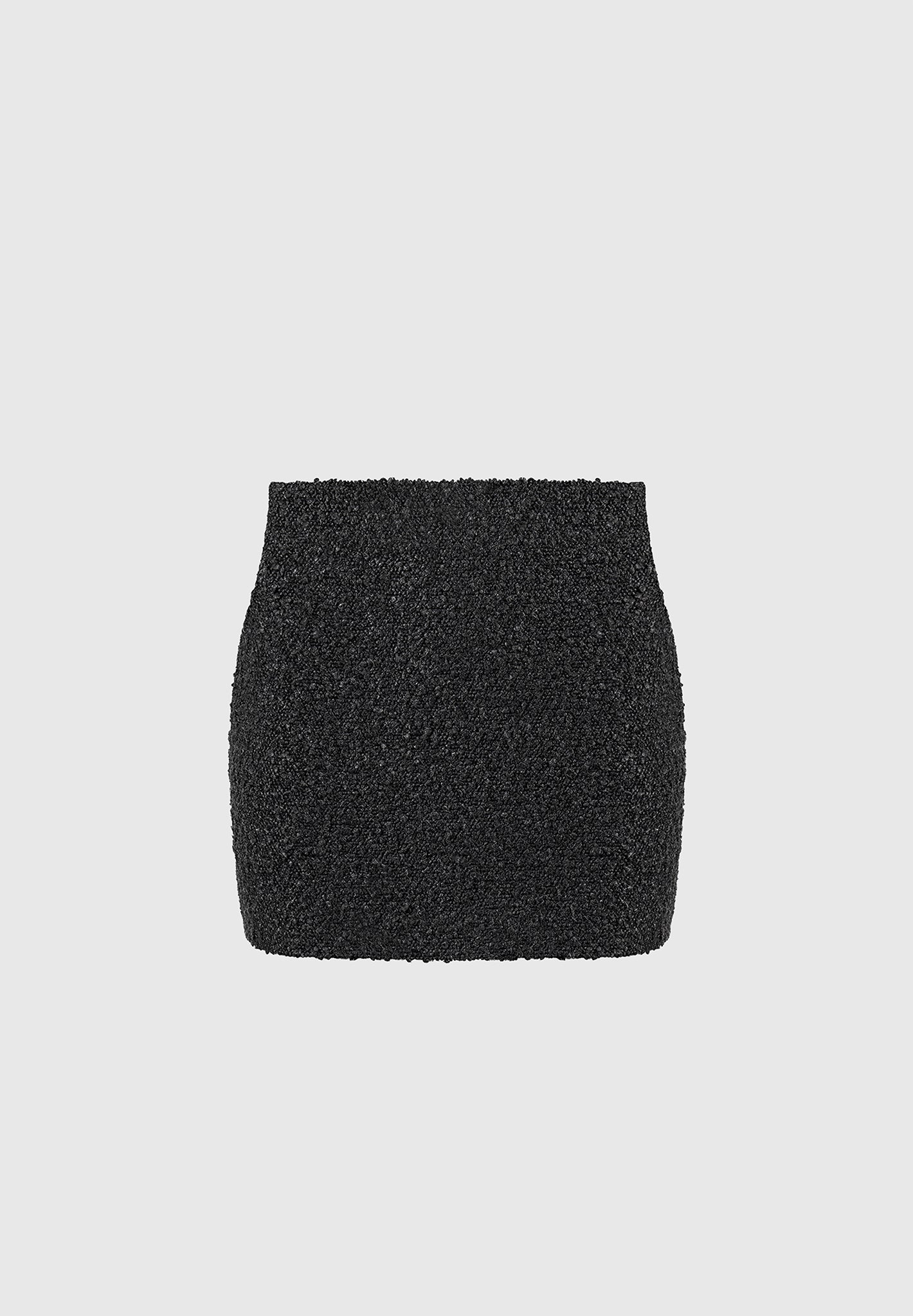 Boucle Mini Skirt - Black - Image 4