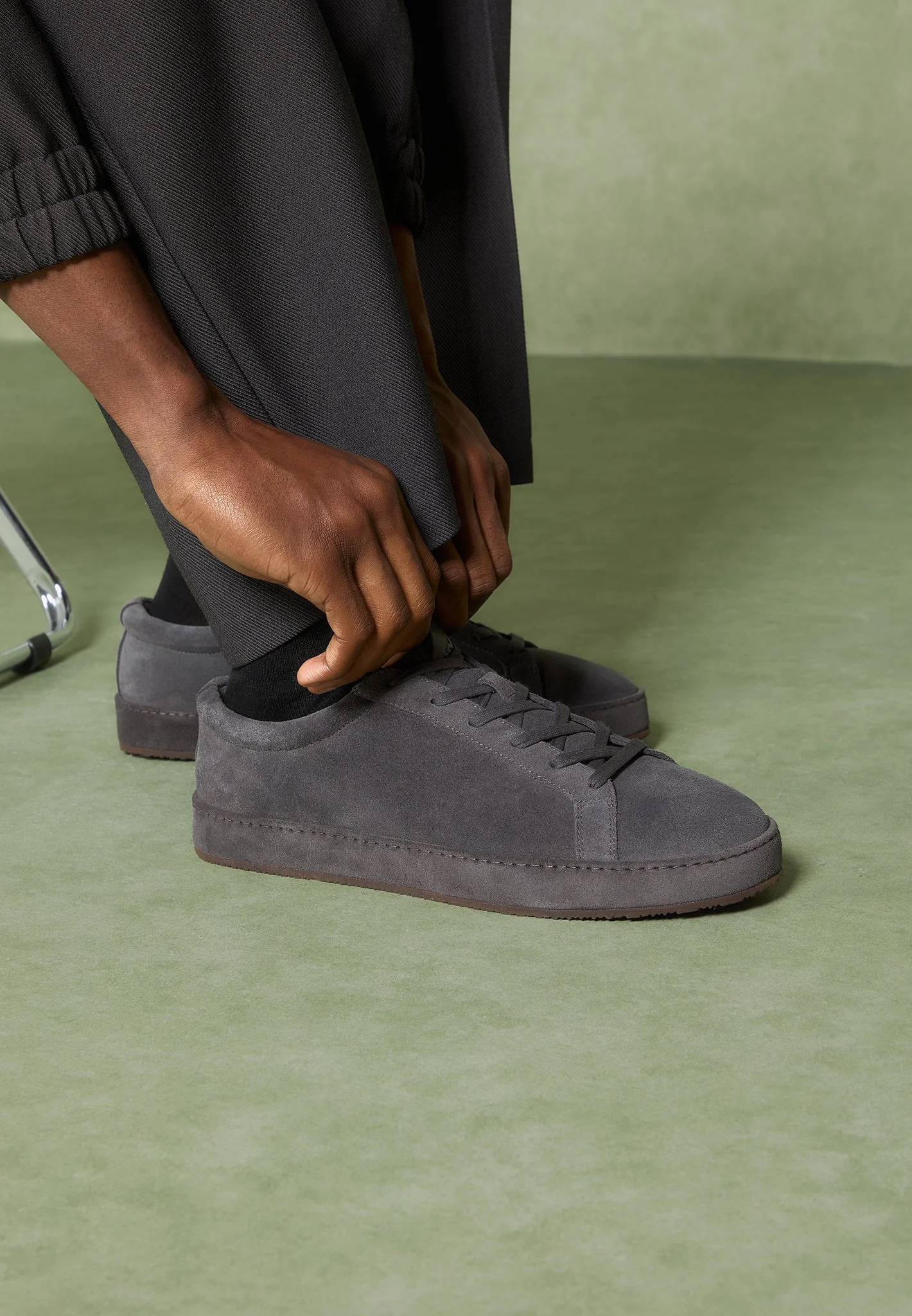 Cannes - Suede Sneaker - Graphite - Image 13
