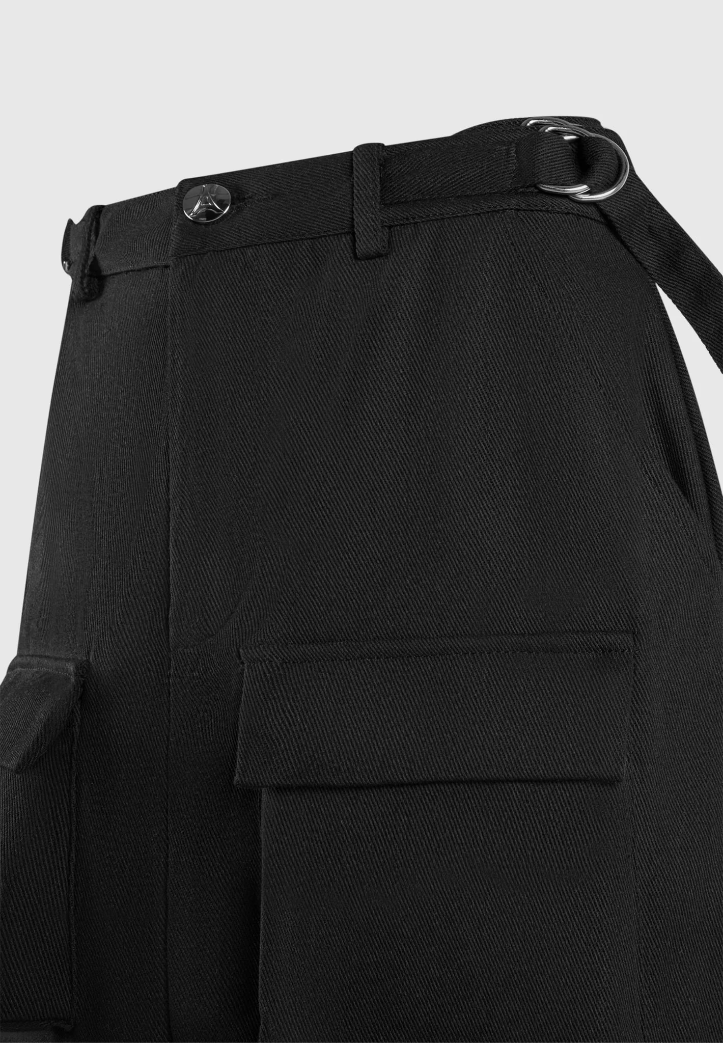Cargo Midaxi Skirt - Black - Image 7
