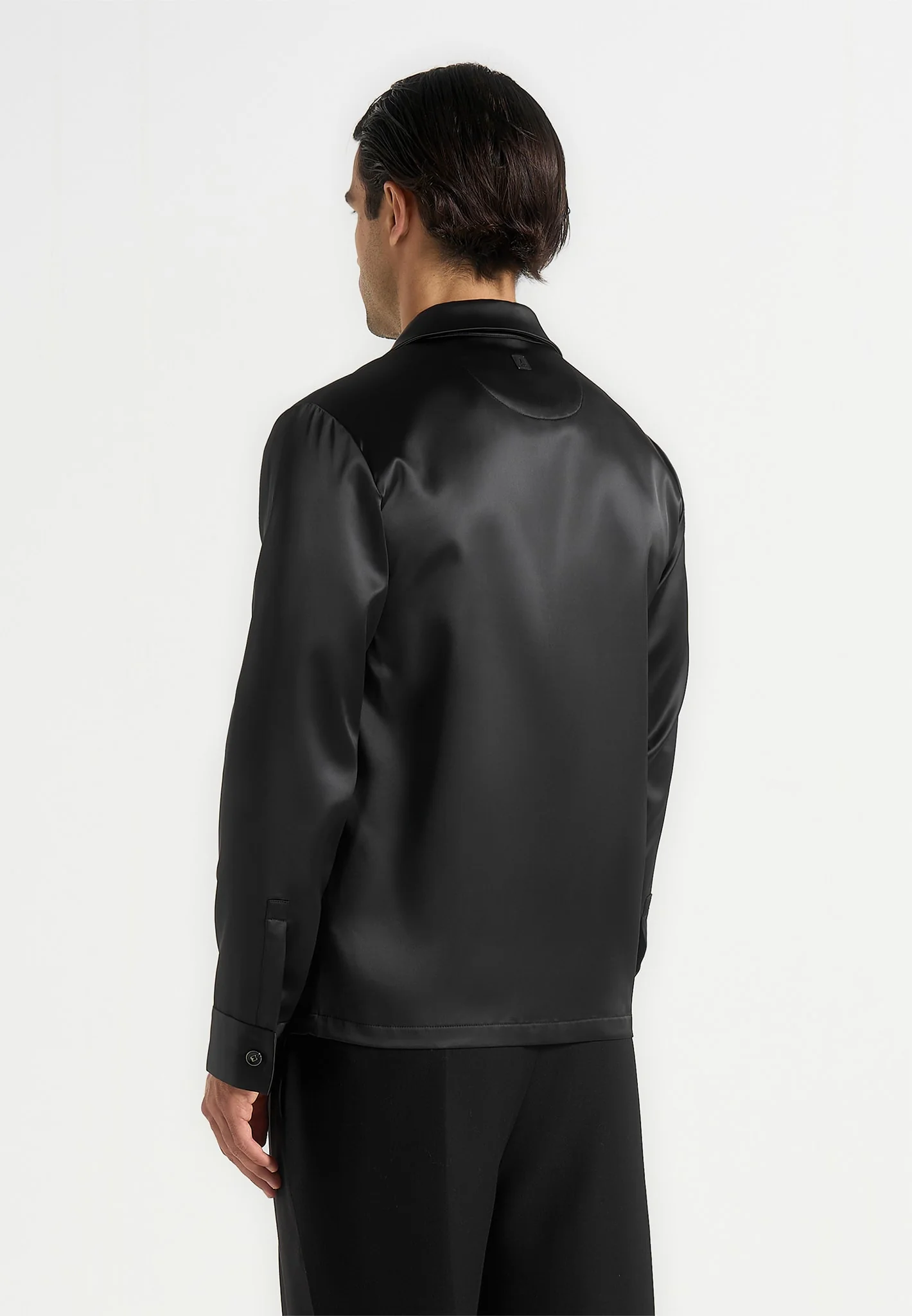 Constant - Satin Shirt - Black - Image 5