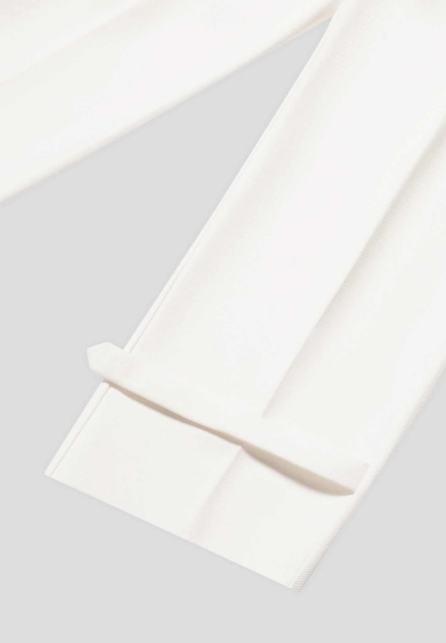 Danielle - Tailored Pleated Cargo Trousers - Off White - Image 7