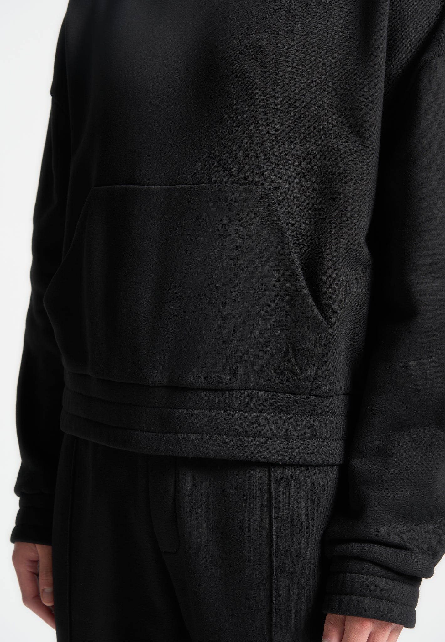 Gerard - Cropped Hoodie - Black - Image 4