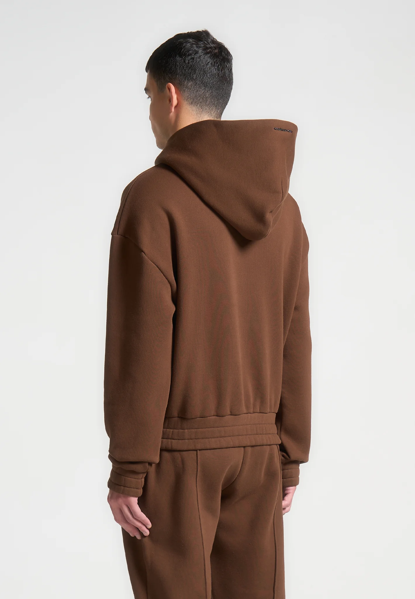 Gerard - Cropped Hoodie - Brown - Image 3