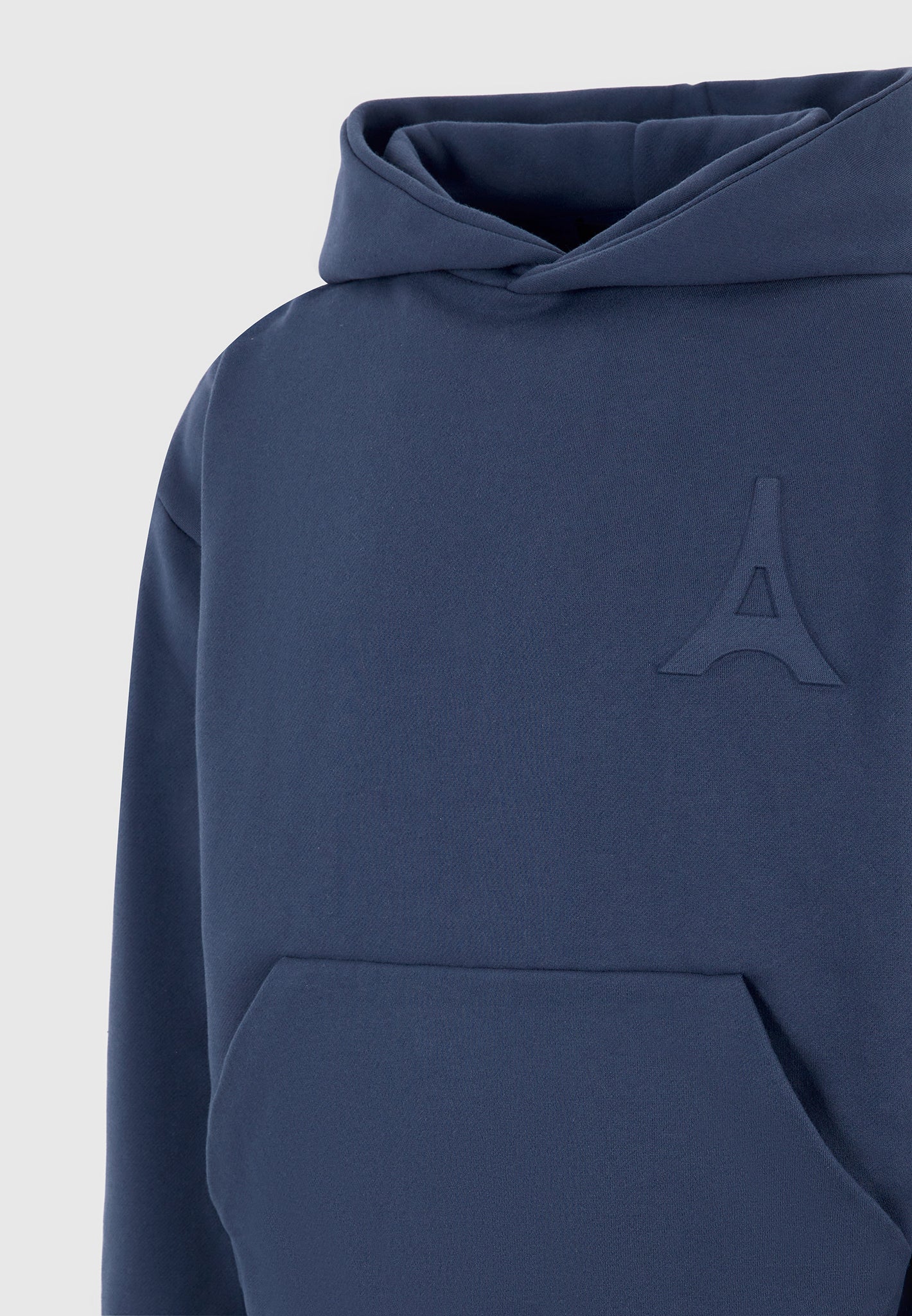 Victor - Eiffel Embossed Hoodie - Airforce Blue - Image 5