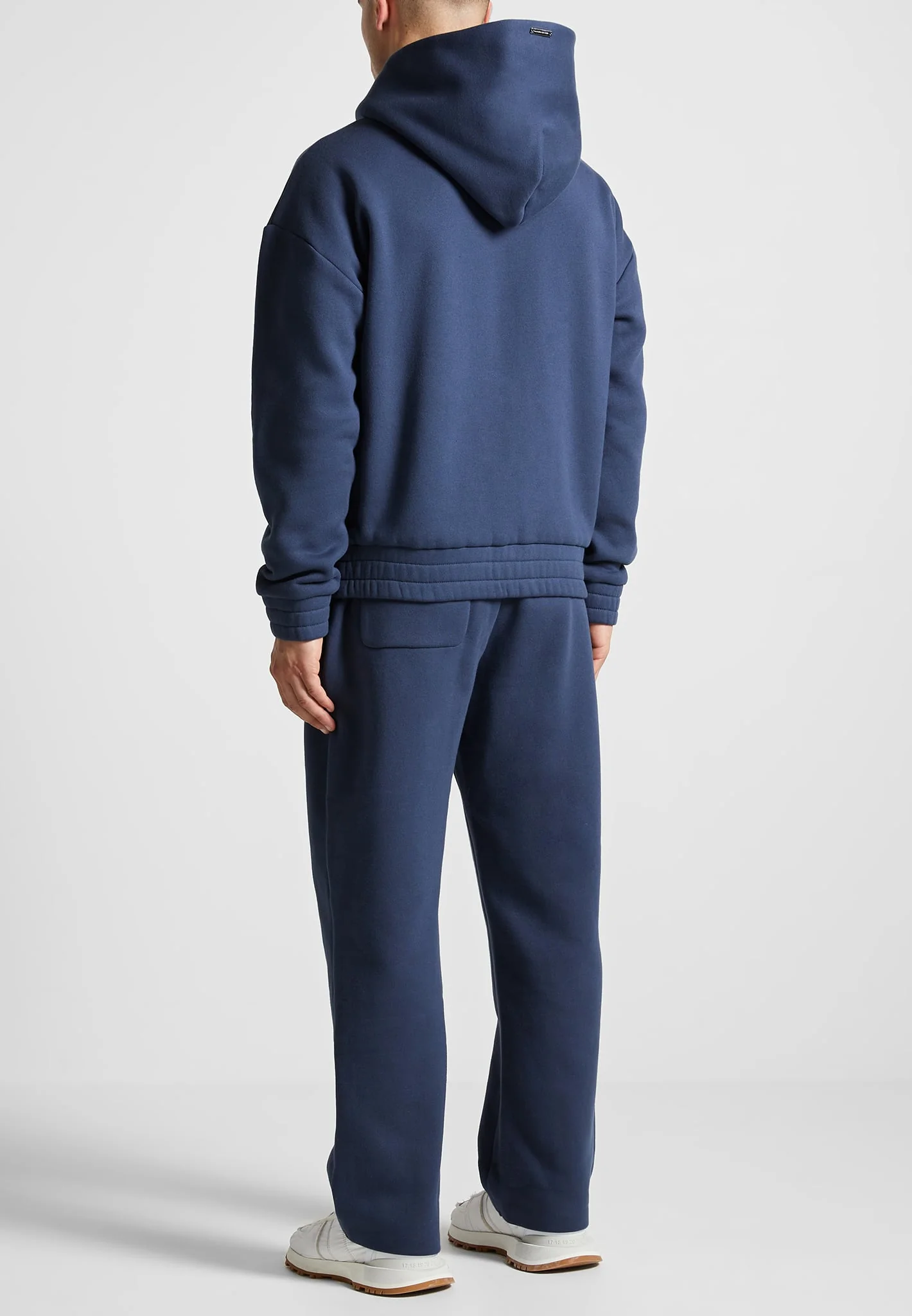 Cédric - Eiffel Embossed Joggers - Airforce Blue - Image 3