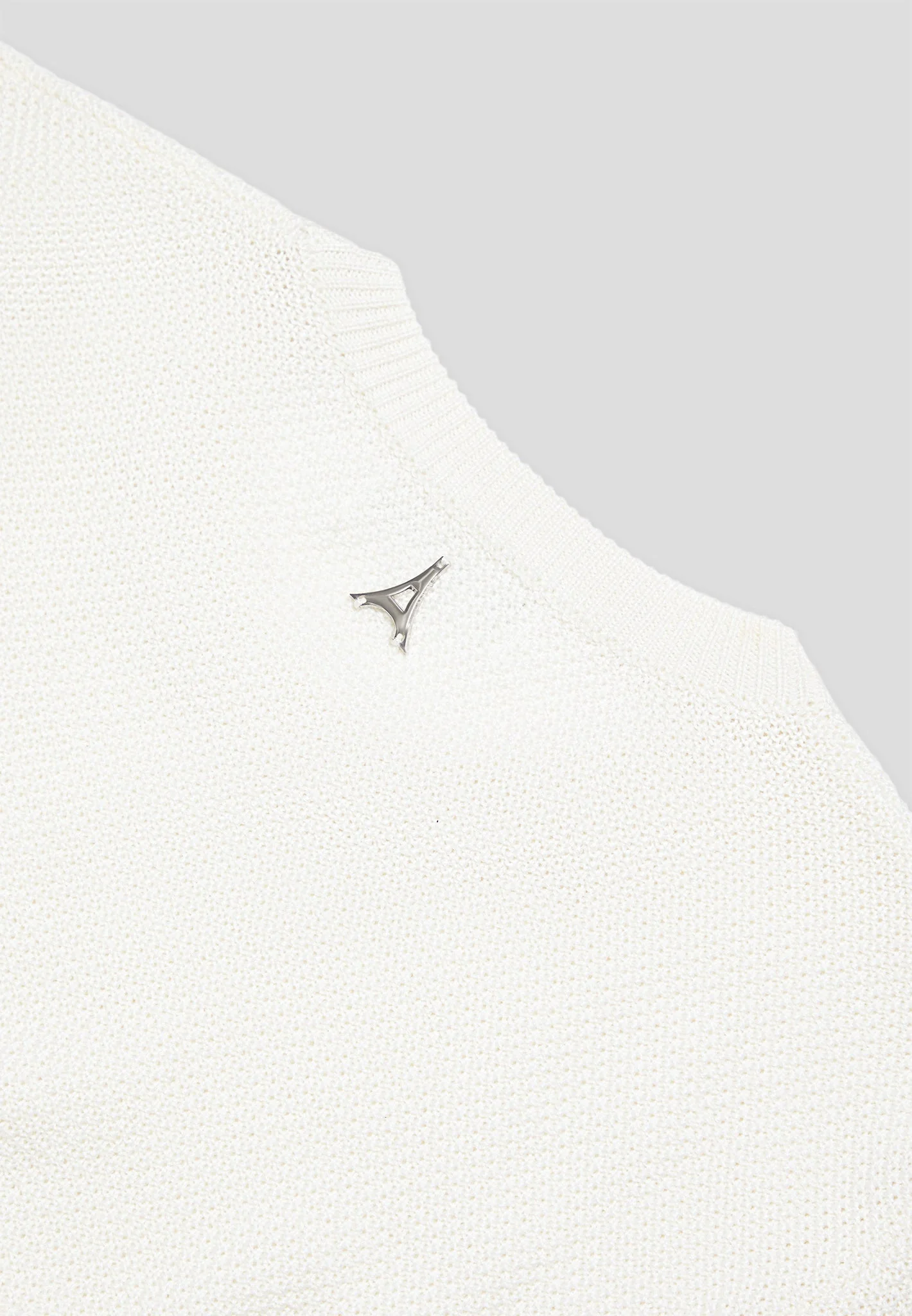 Gabin - Textured Wool Blend Jumper - Cream - Image 7