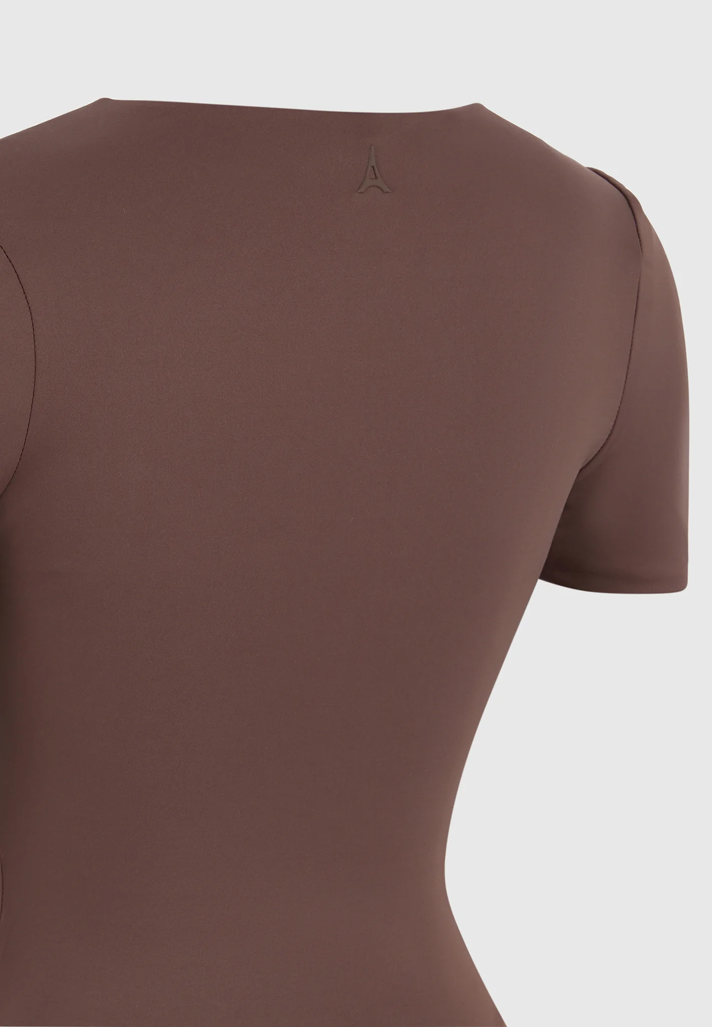 Léna - Double Layer Short Sleeve T-Shirt - Brown - Image 6
