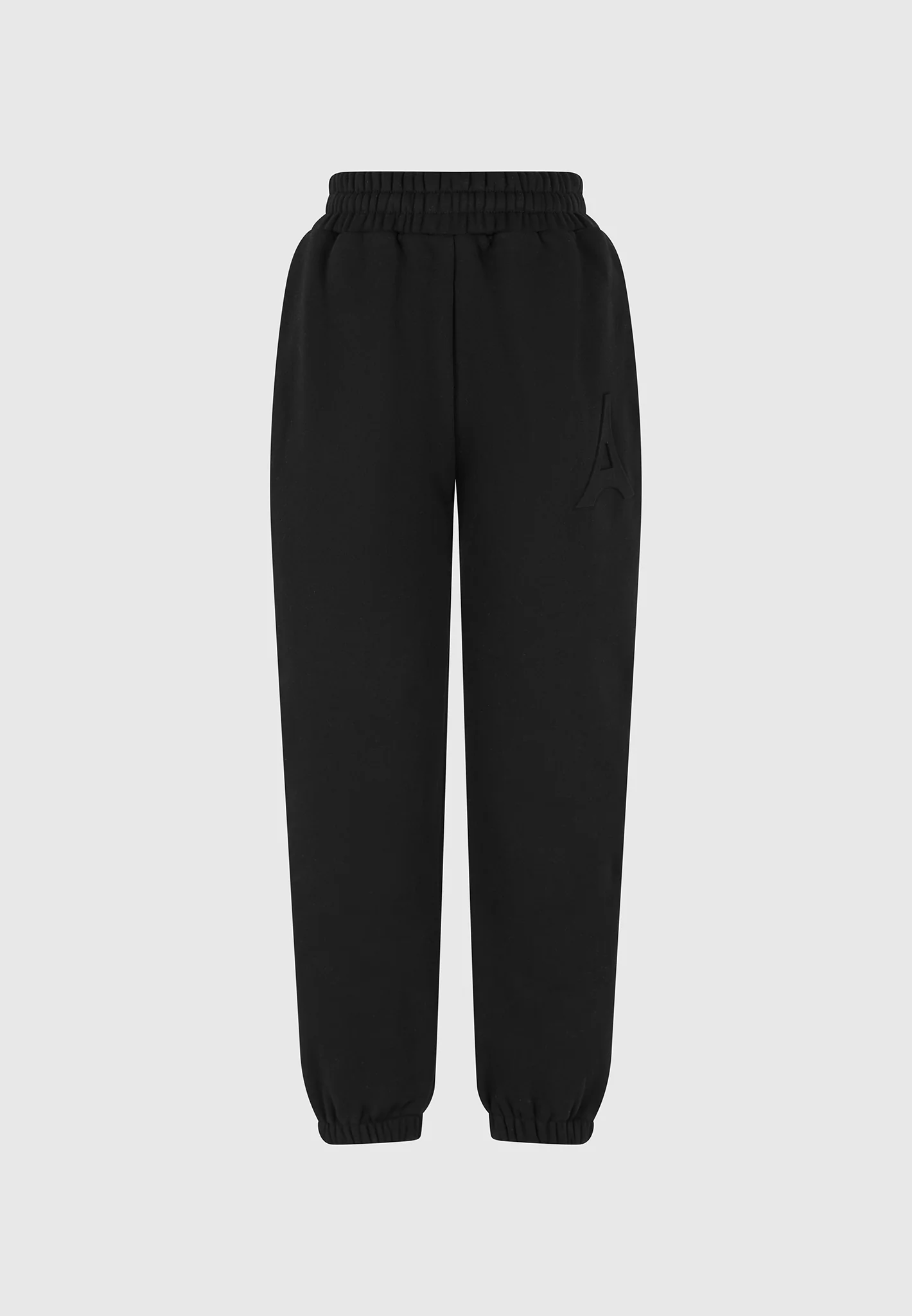 Vera - Eiffel Embossed Joggers - Black - Image 4