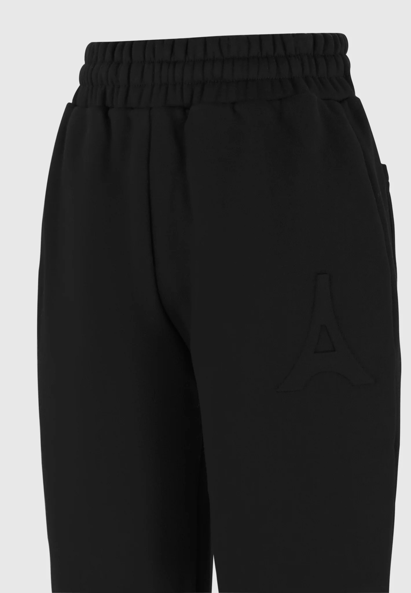 Vera - Eiffel Embossed Joggers - Black - Image 5