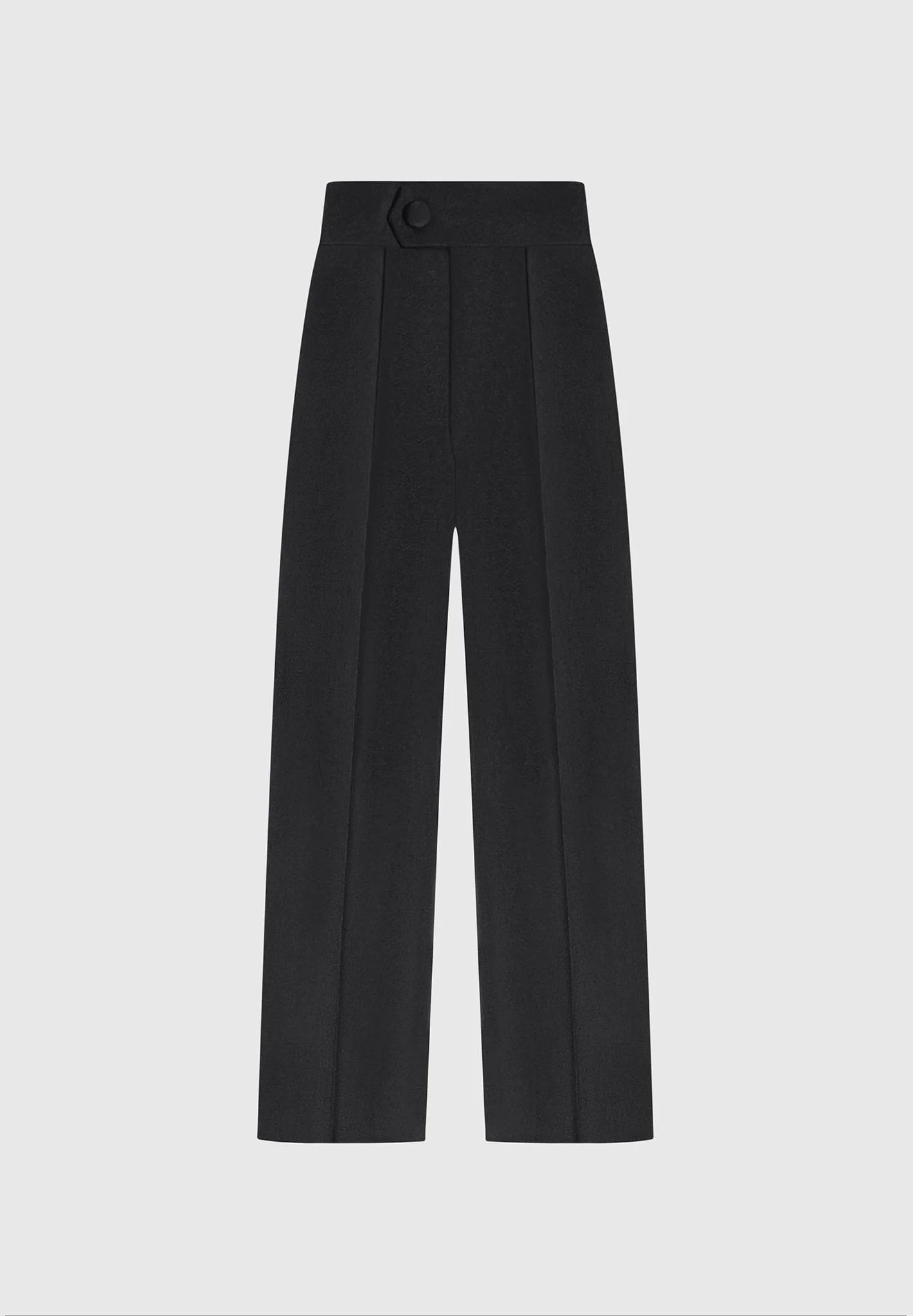 Elsa - High Waisted Tailored Trousers - Black - Image 5