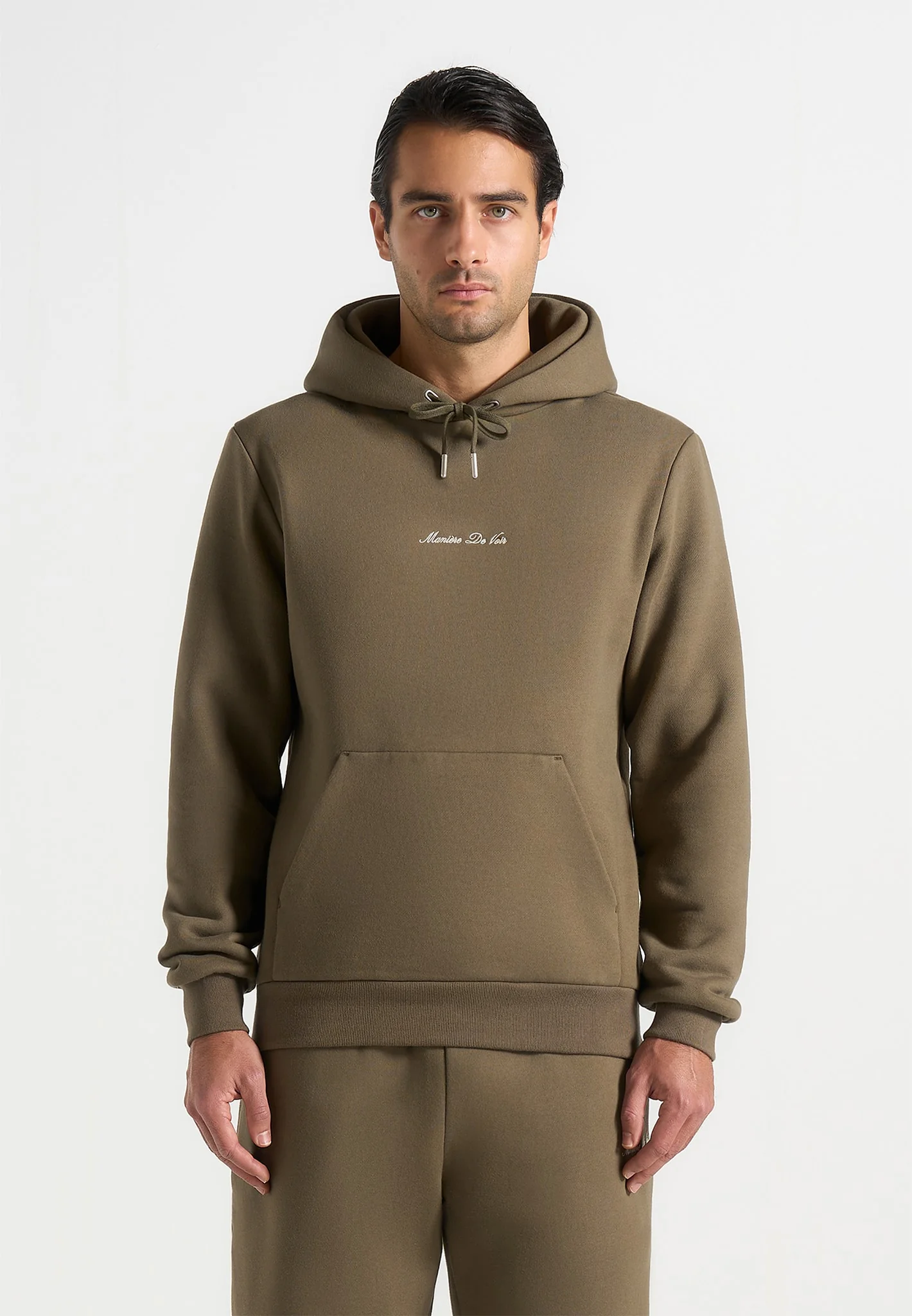 JS004 - Signature Regular Fit Hoodie - Olive - Image 6
