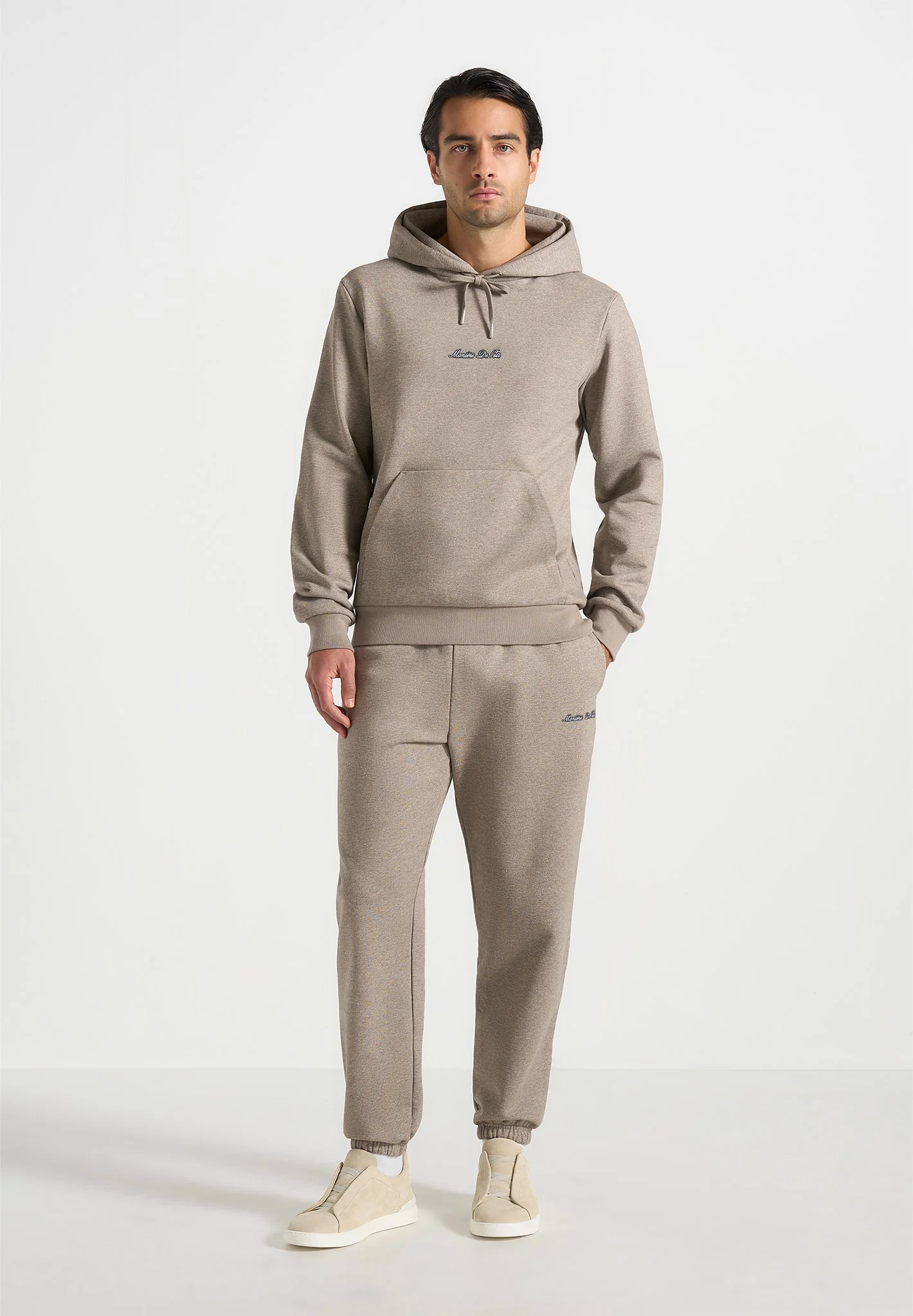JS004 - Signature Regular Fit Hoodie - Taupe - Image 2