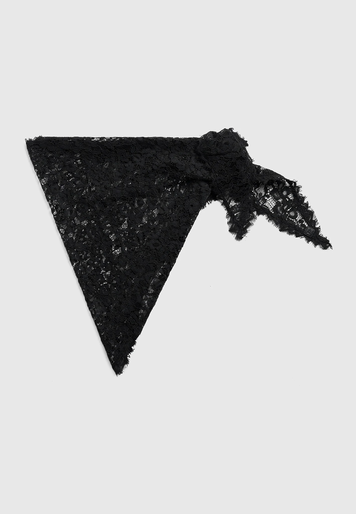 Kadia - Lace Head Scarf - Black - Image 3