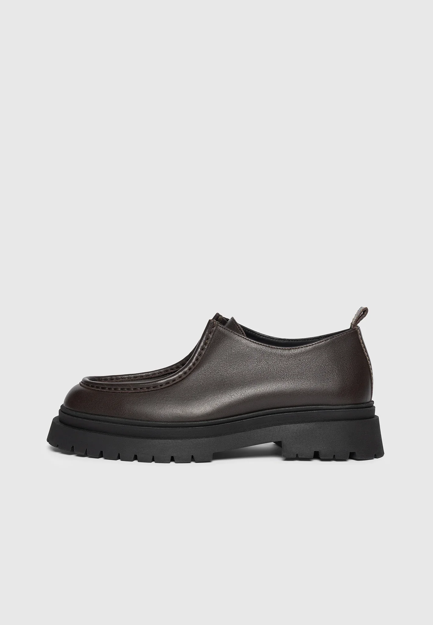 Lille - Leather Lace Up Shoe - Brown - Image 2