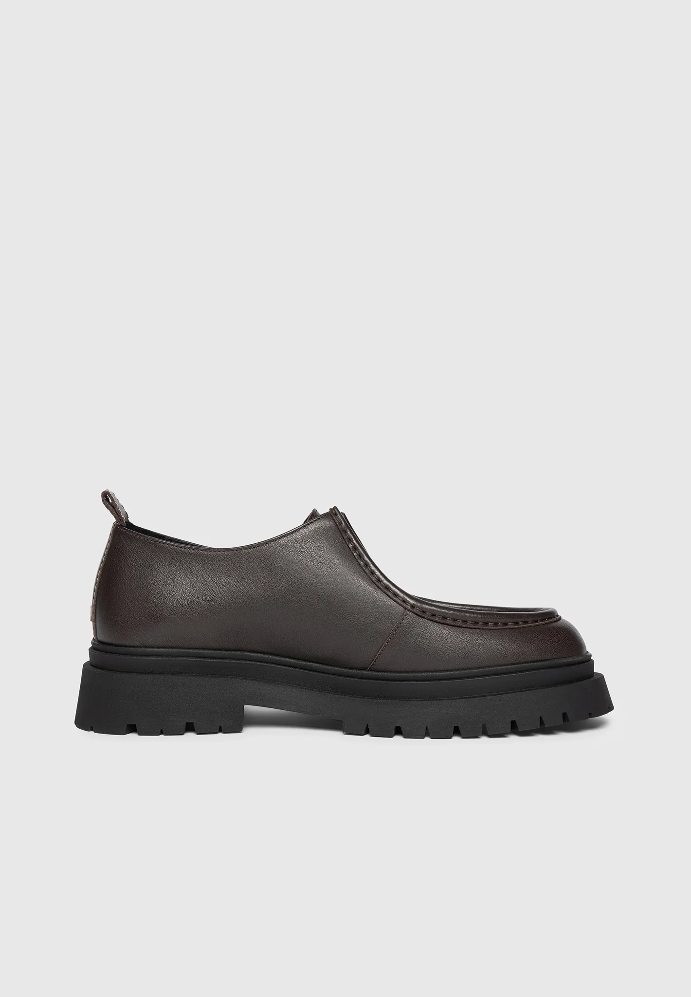 Lille - Leather Lace Up Shoe - Brown - Image 3