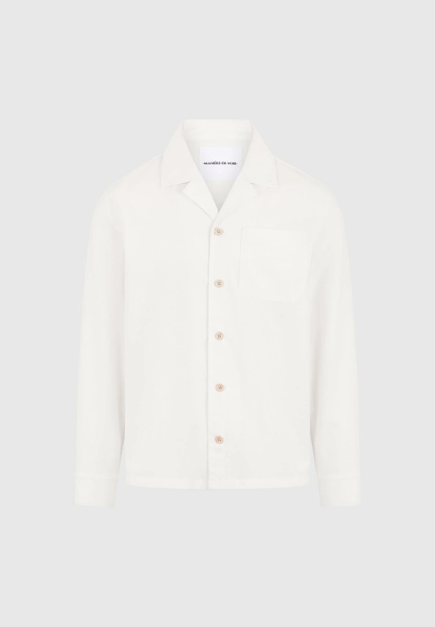Constant - Linen Overshirt - White - Image 5