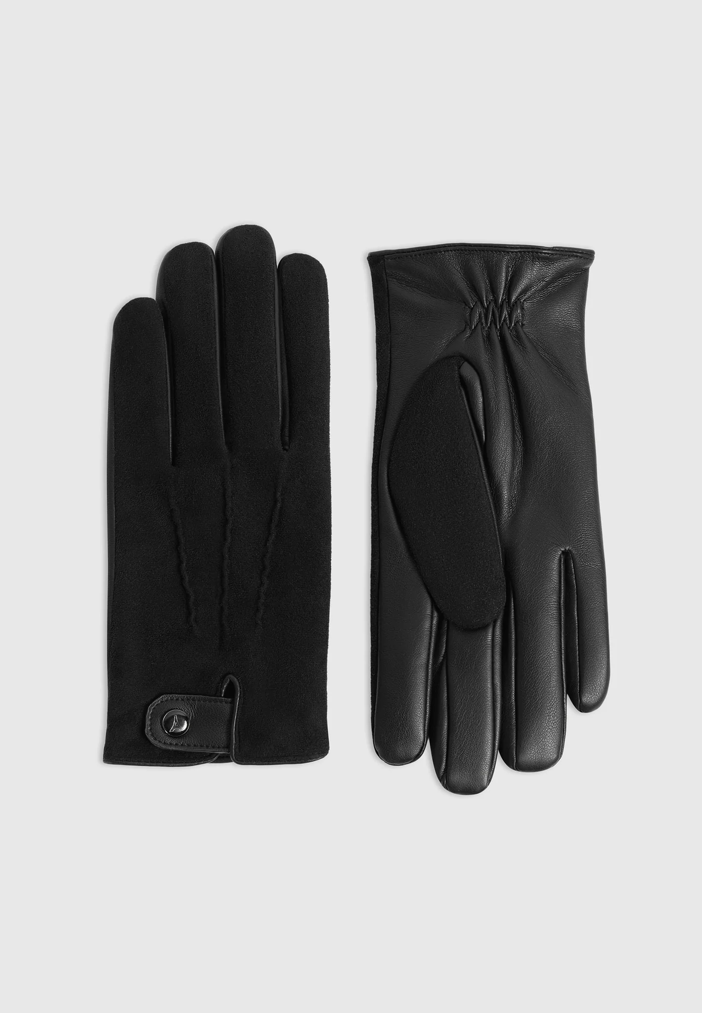 Mario - Suede Gloves - Black