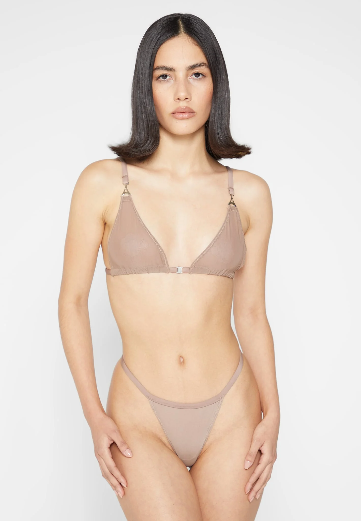 Mesh G-String - Taupe - Image 5