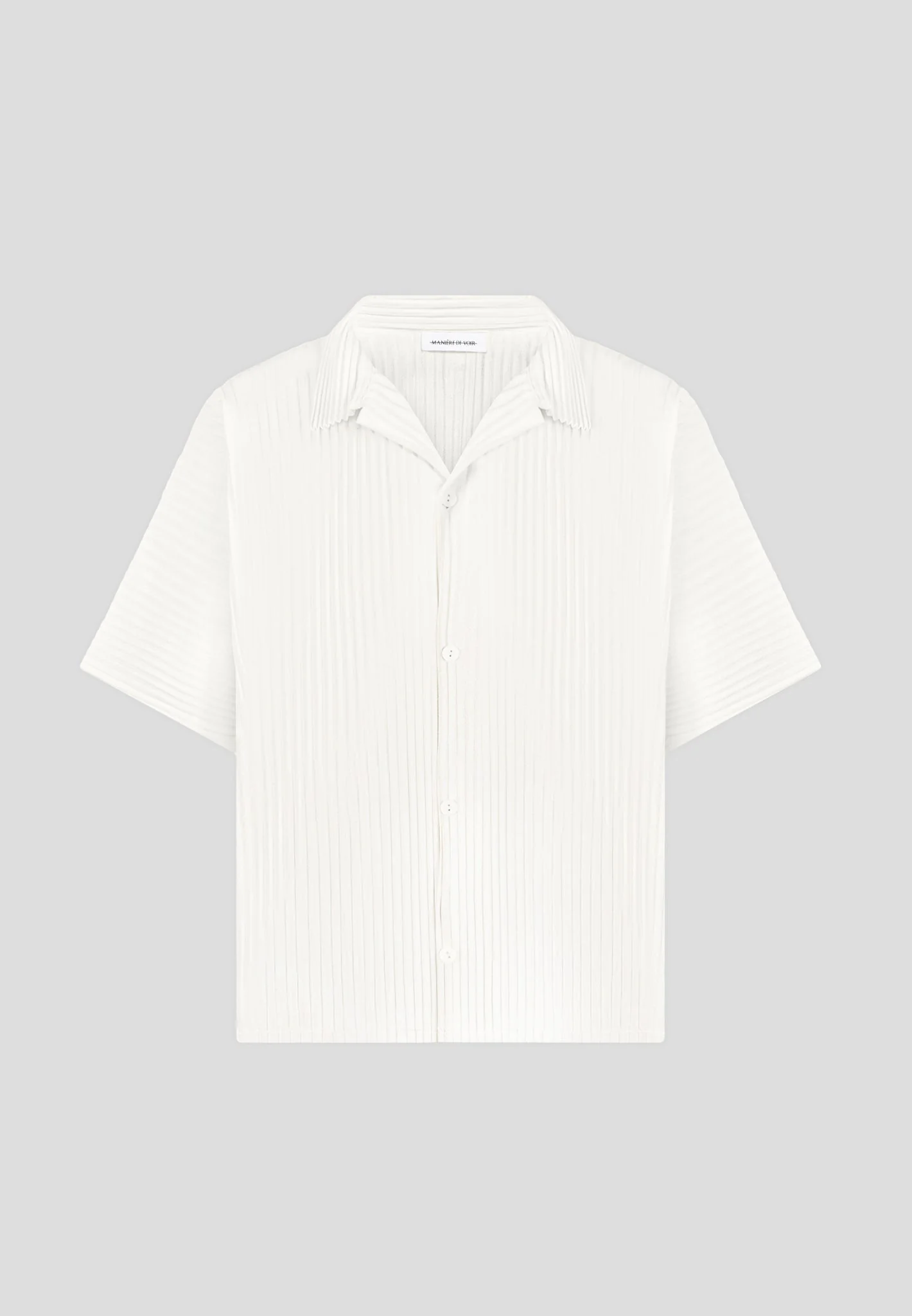 Pascal - Pleated Shirt - Off White - Image 3