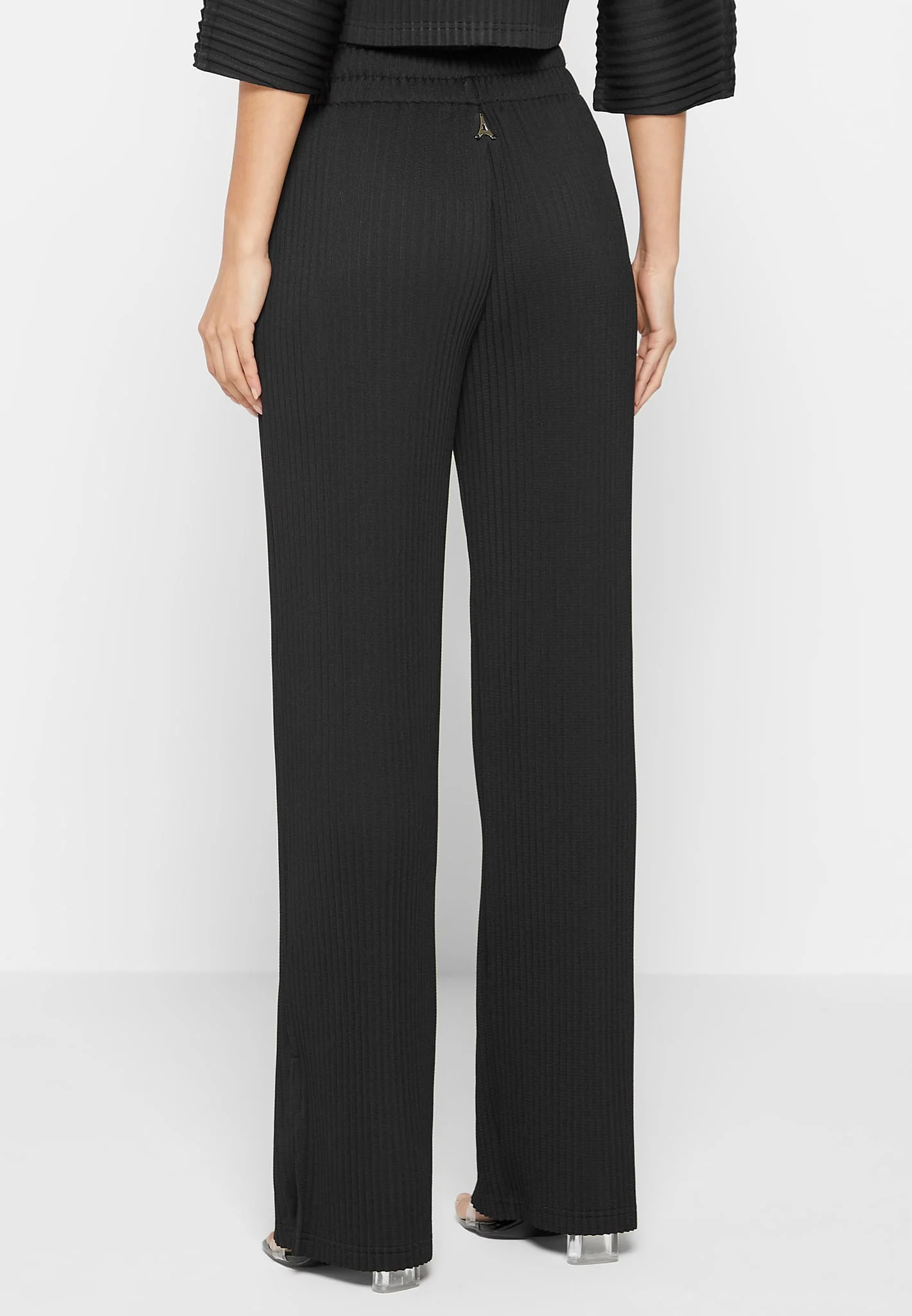 Pleated Trousers - Black - Image 6