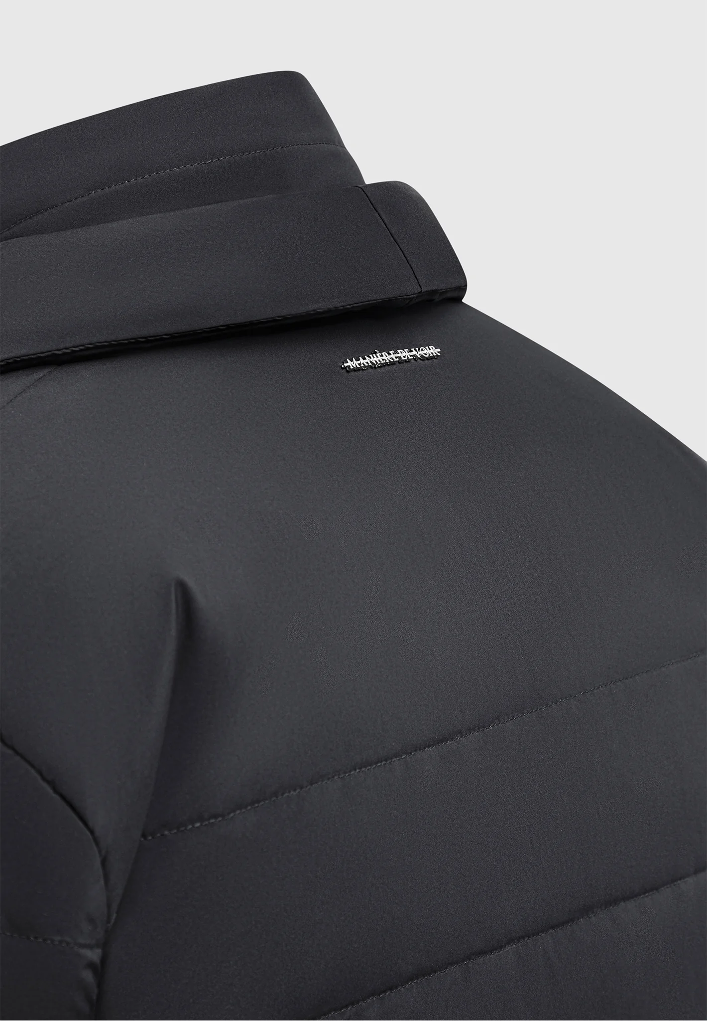 Quilted Blazer Jacket - Black - Image 9