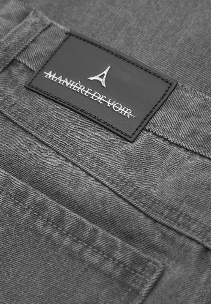 Relaxed Fit Jean - Washed Grey - Image 6
