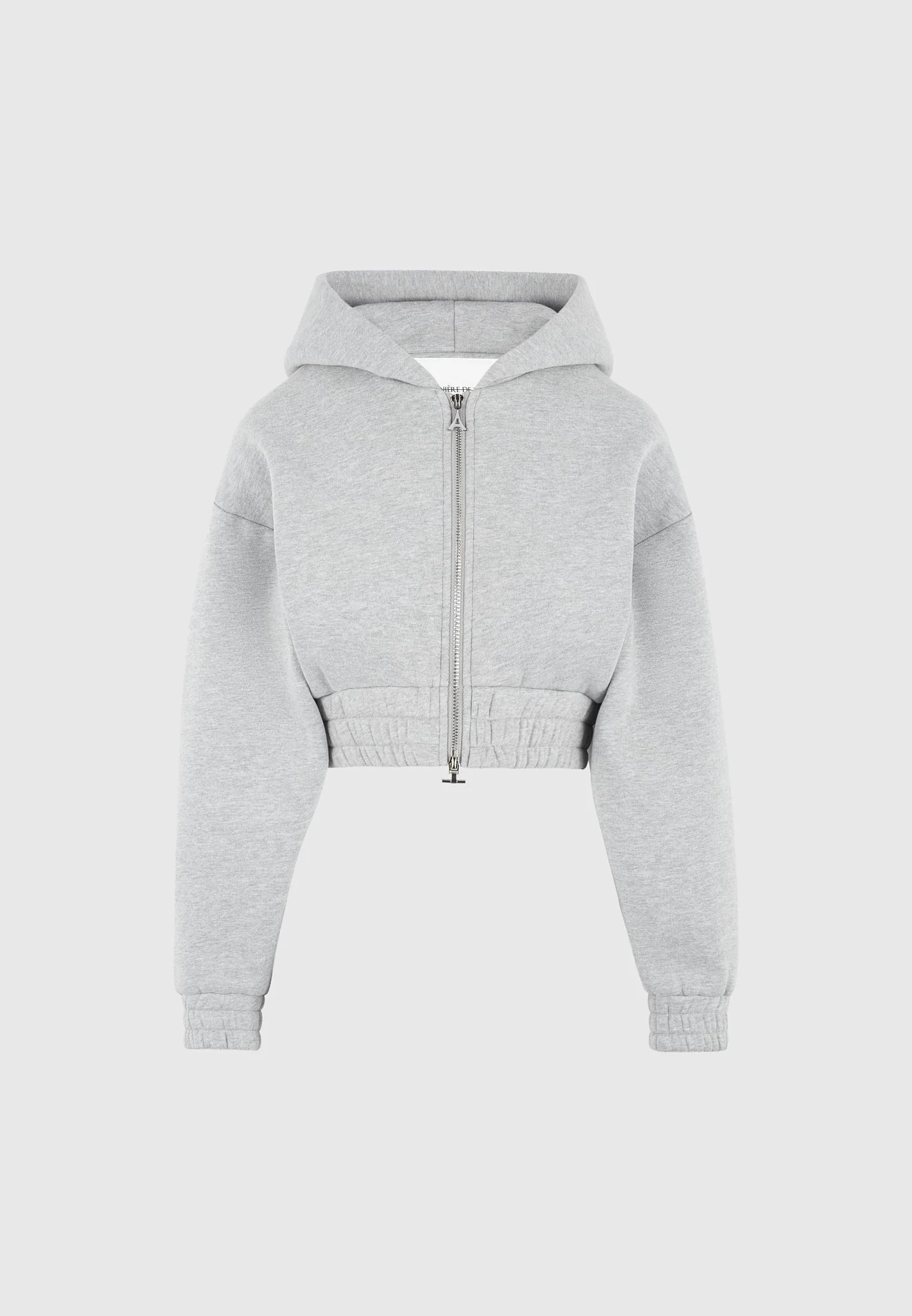 Josiane - Relaxed Zip Through Hoodie - Grey - Image 5