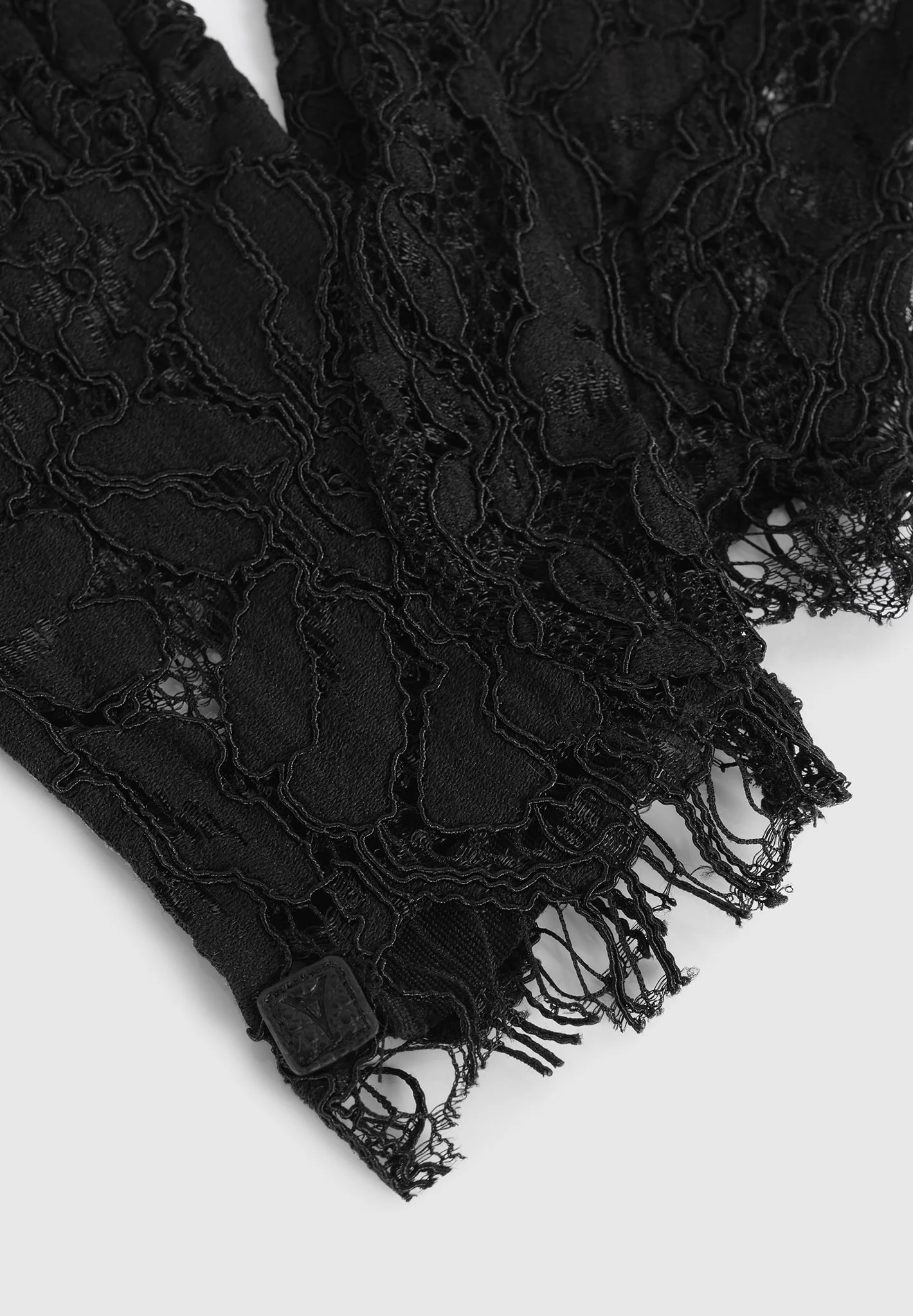 Rhea - Lace Gloves - Black - Image 3