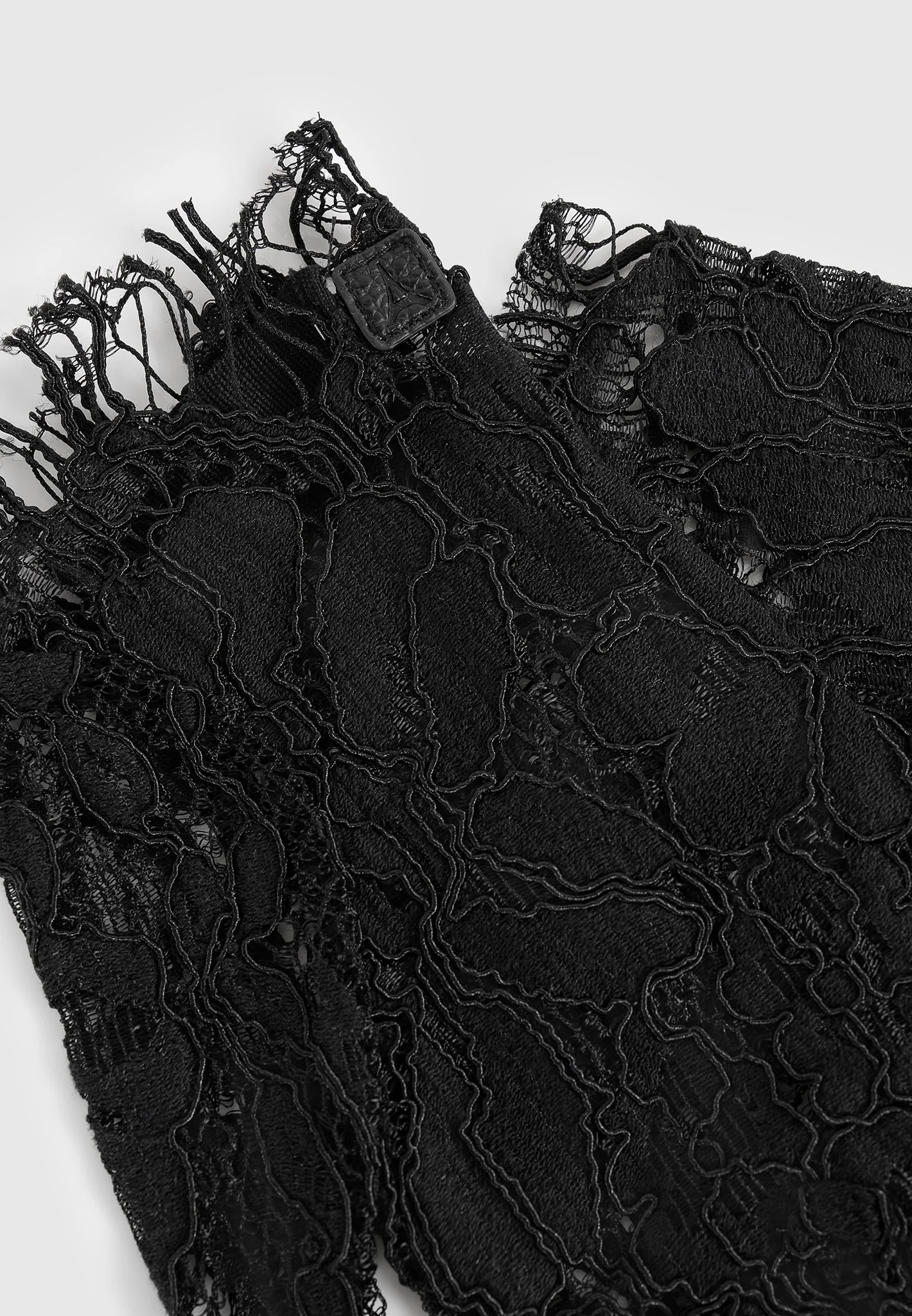 Rhea - Lace Gloves - Black - Image 4
