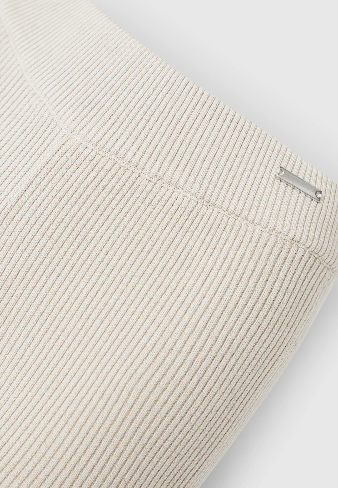 Ribbed Ombré Flared Leggings - Beige - Image 6