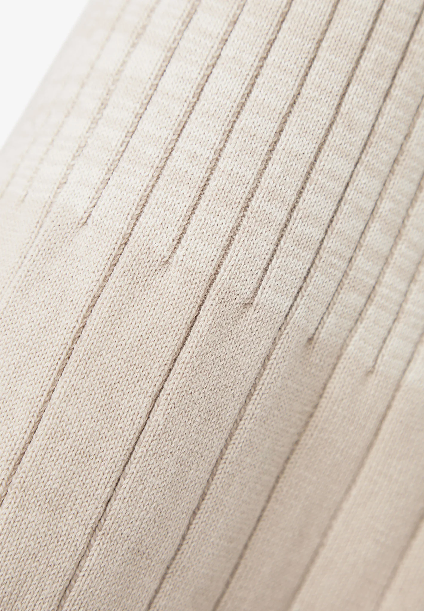 Ribbed Ombré Flared Leggings - Beige - Image 7