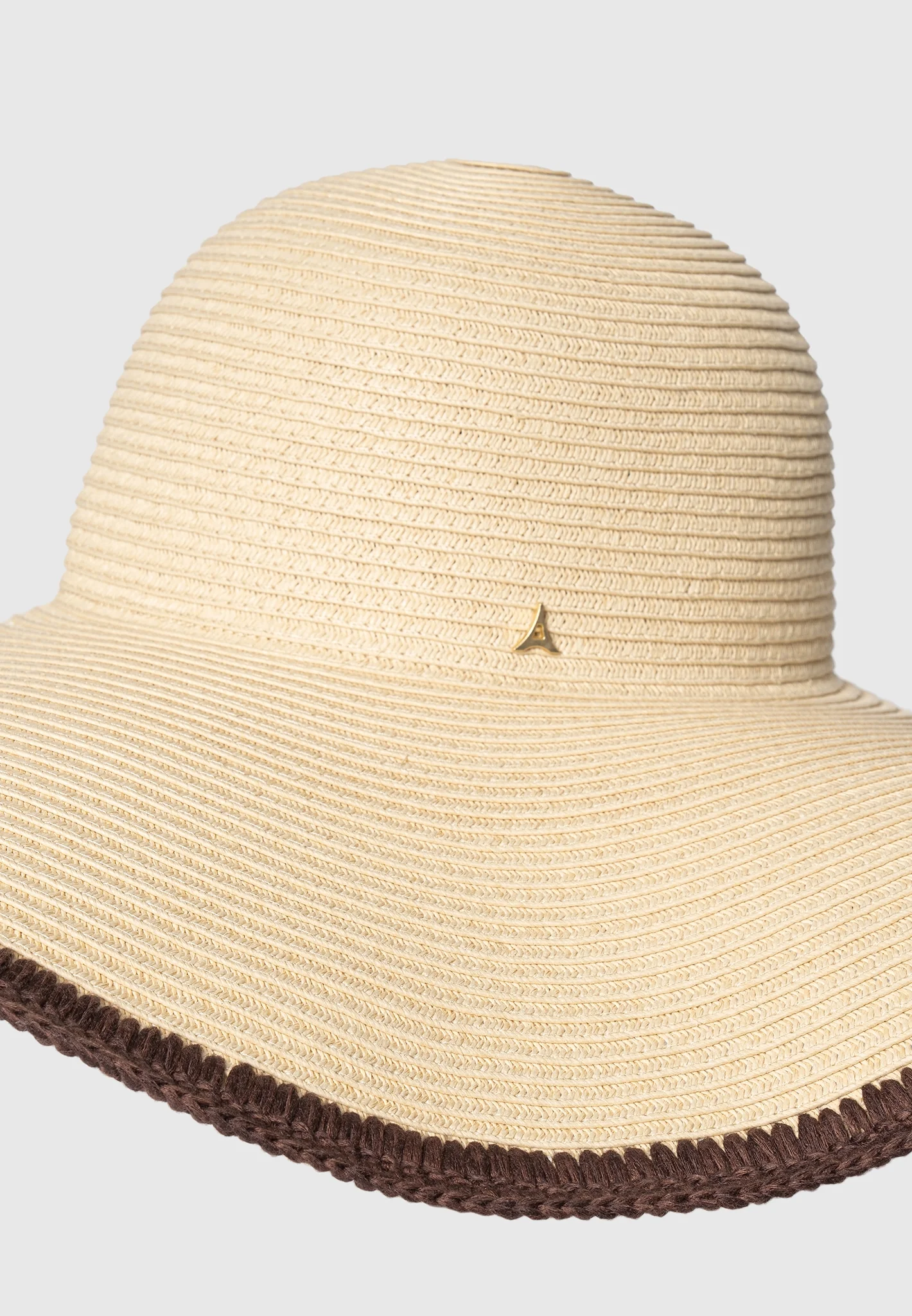 Sandrine - Raffia Oversized Sun Hat - Natural - Image 3