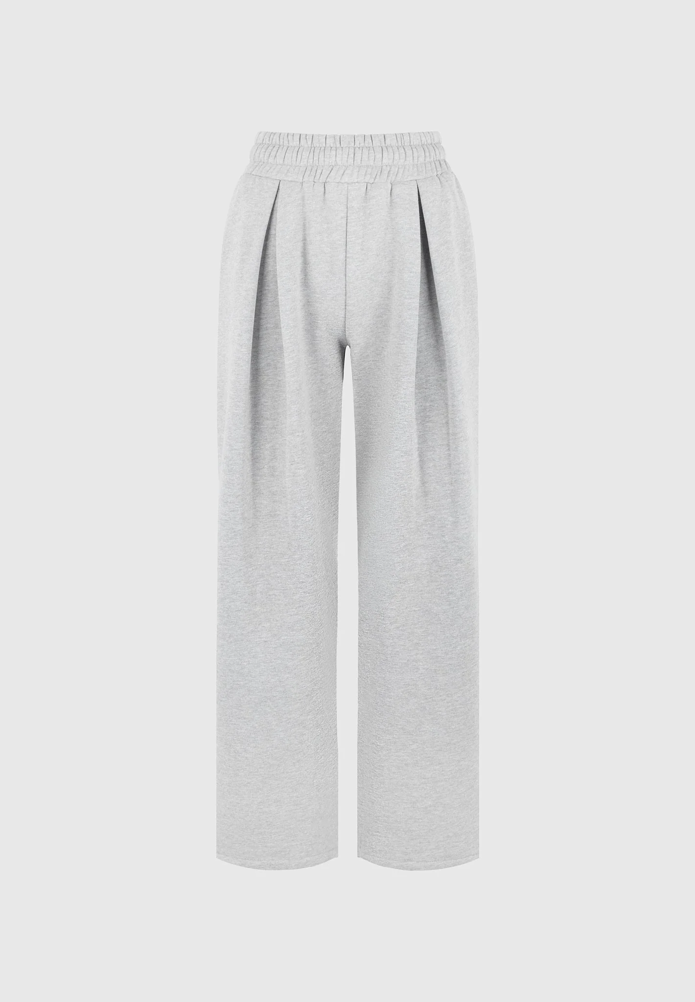Fanny - Straight Leg Box Pleat Joggers - Grey - Image 5