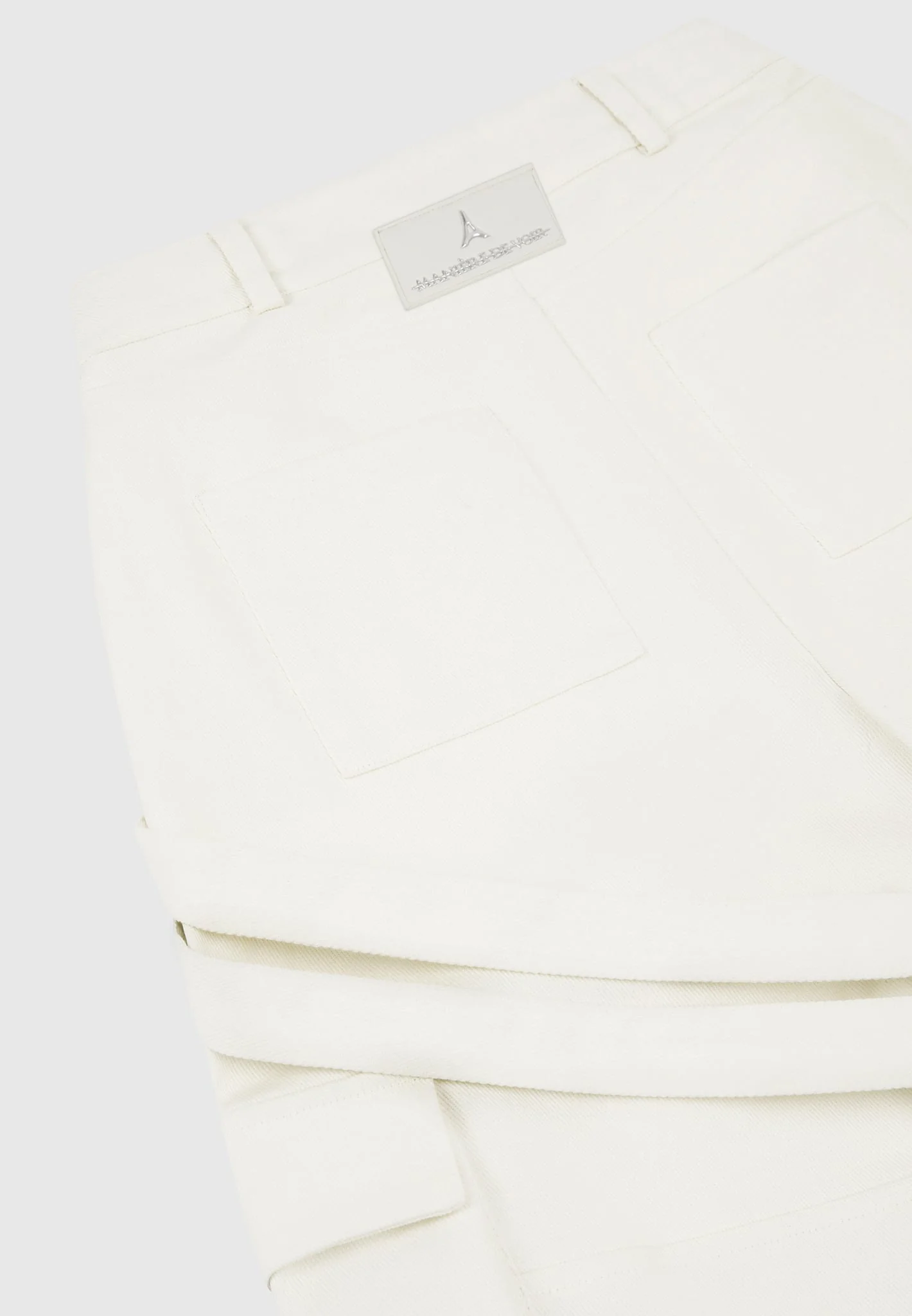 Strap Detail Cargo Pants - Cream - Image 6