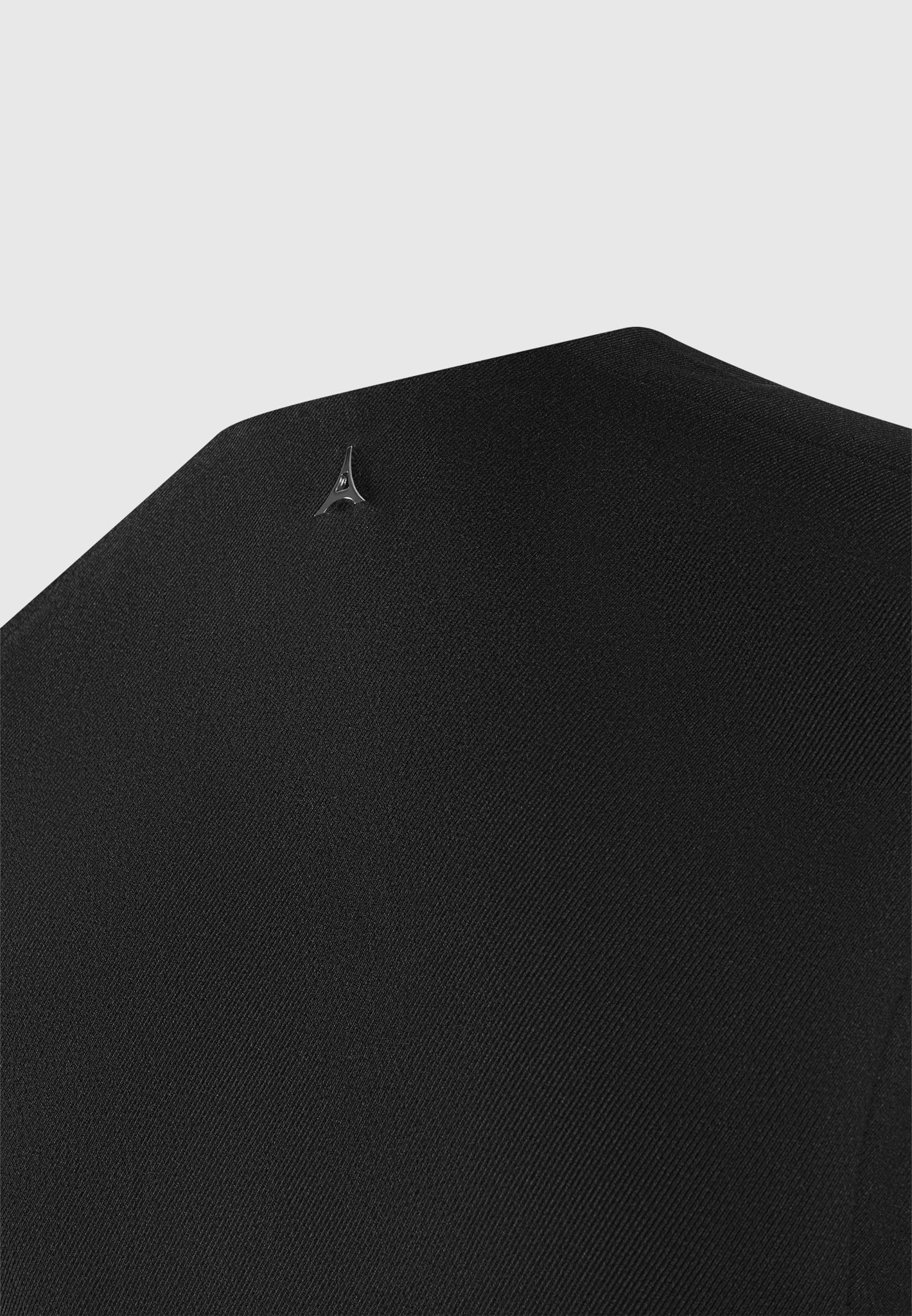 Laurence - Tailored Wrap Waistcoat - Black - Image 6