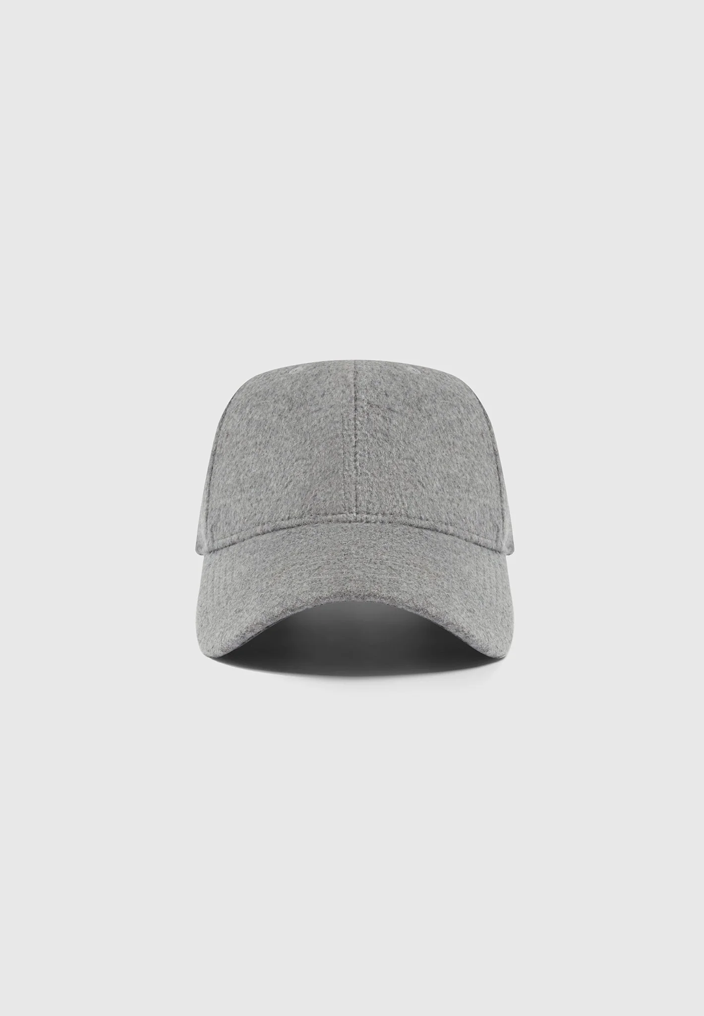 Remy - Textured Wool Blend Cap - Light Grey - Image 3