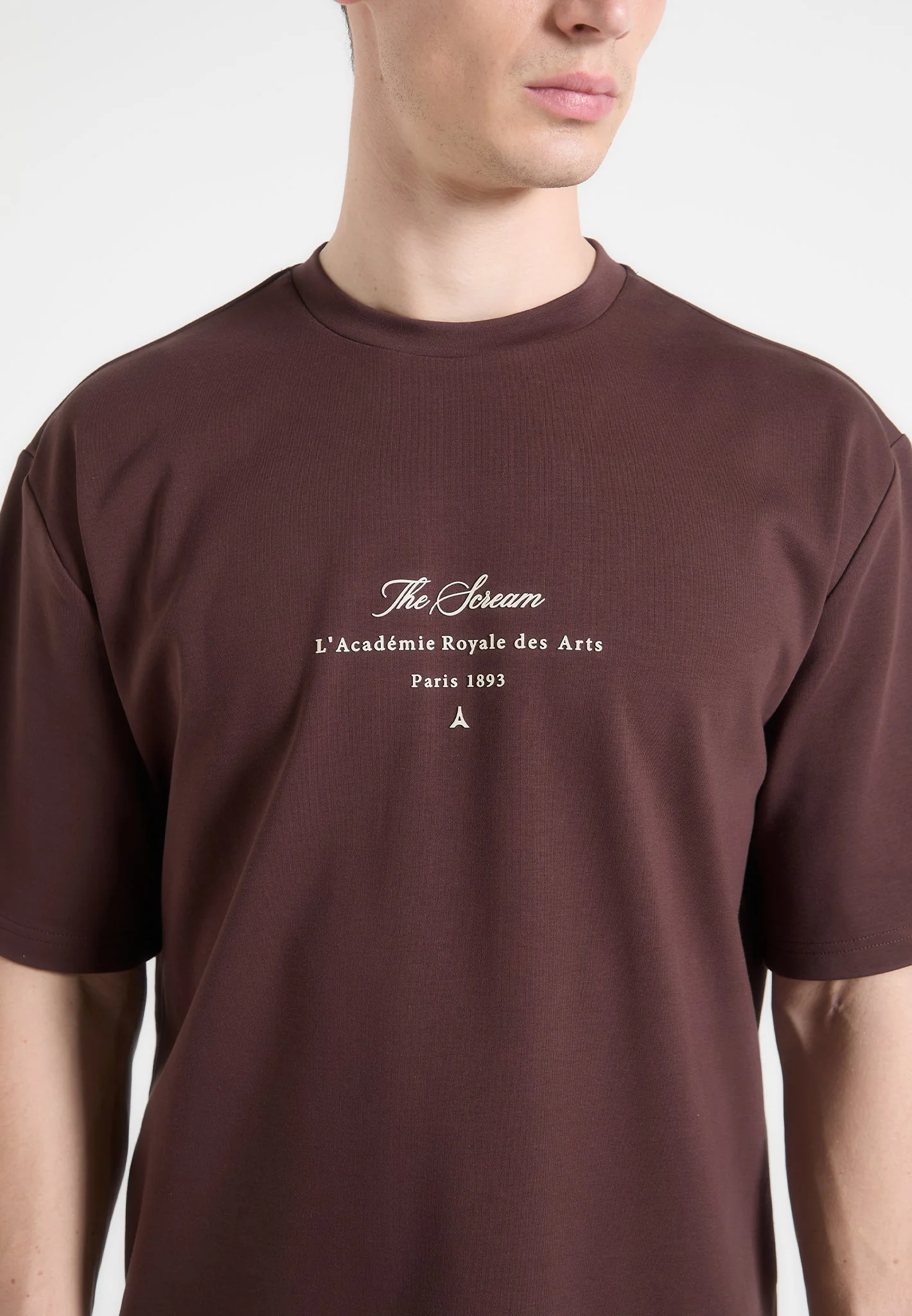The Scream - Cotton T-Shirt - Brown - Image 4