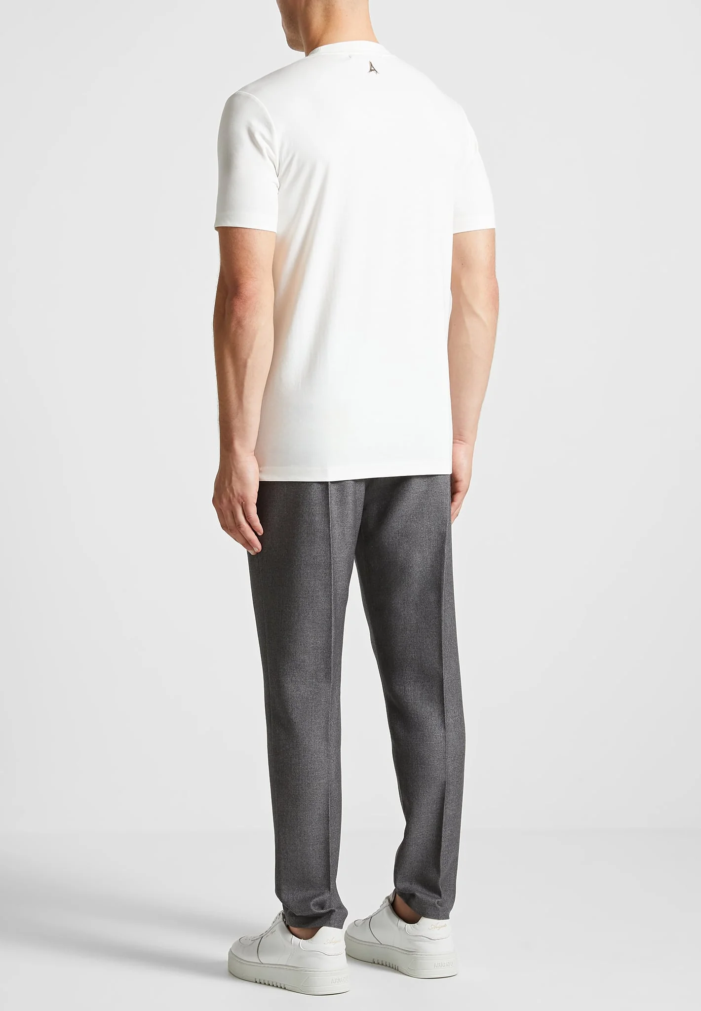 TS003 - Fitted Luxe T-Shirt - White - Image 4