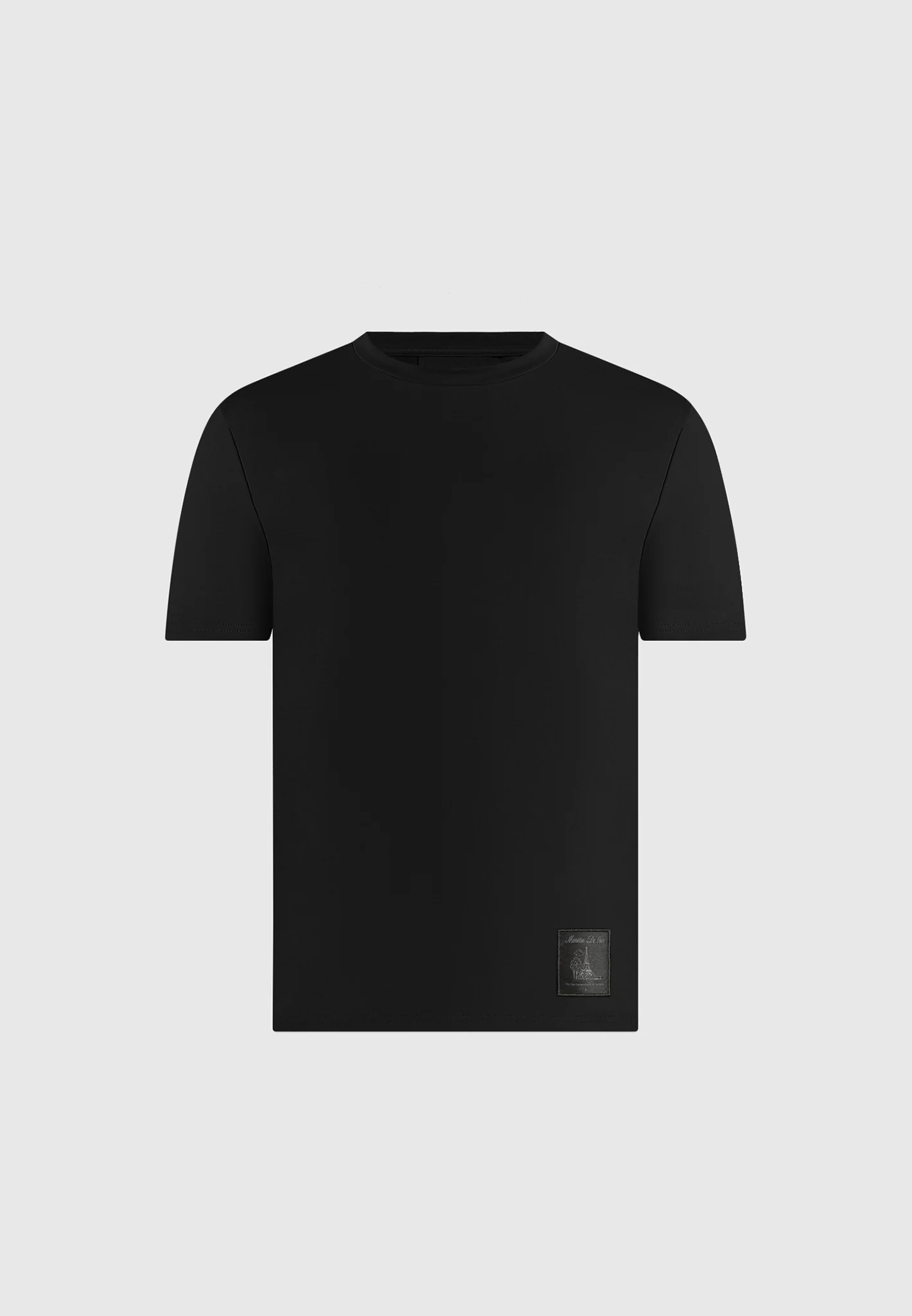 TS008 - Regular Fit Cotton T-Shirt - Black
