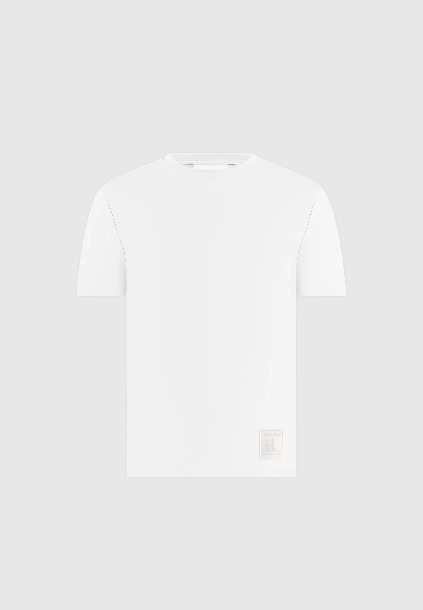 TS008 - Regular Fit Cotton T-Shirt - White