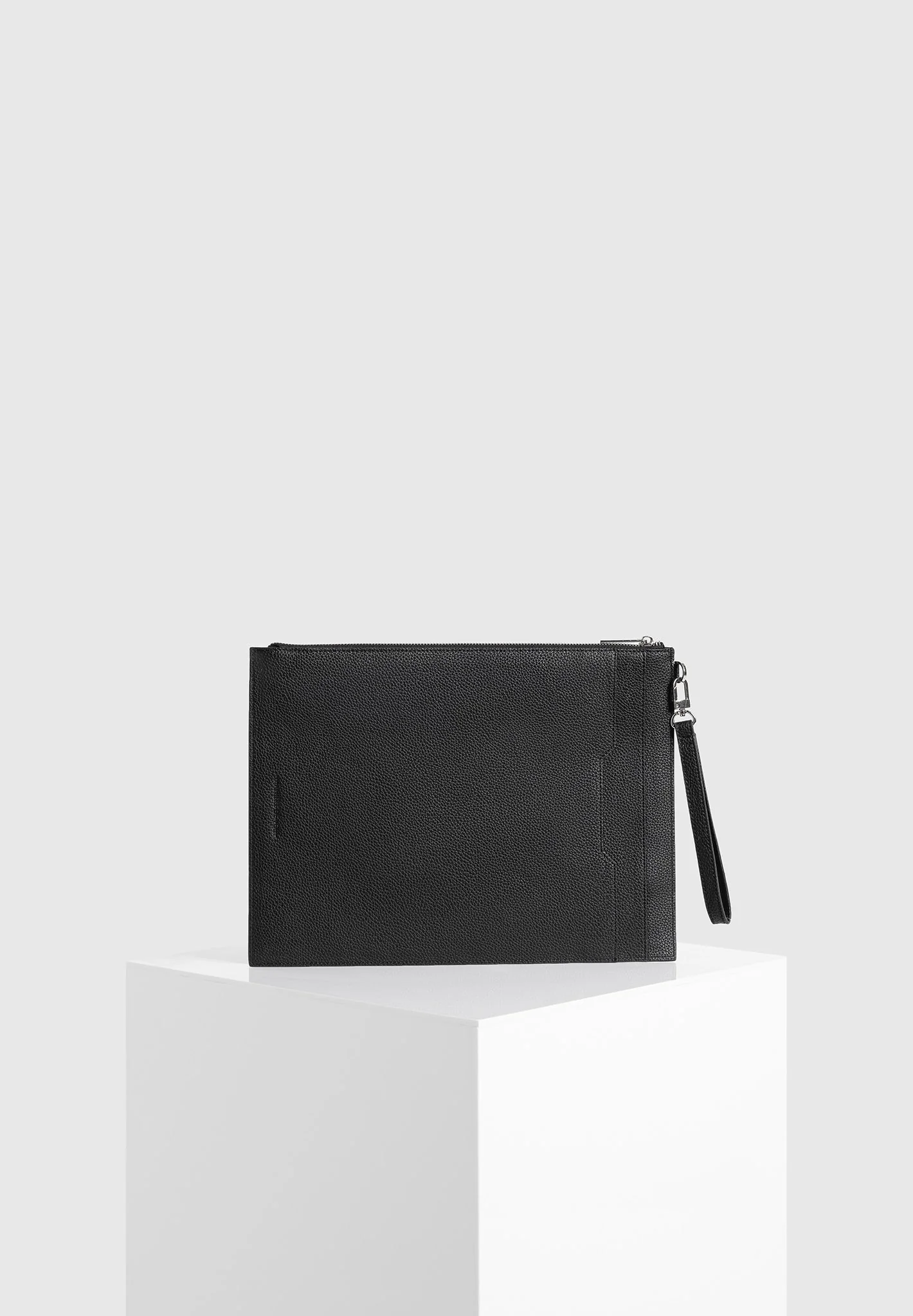 Leather Eiffel Laptop Case - Black - Image 3