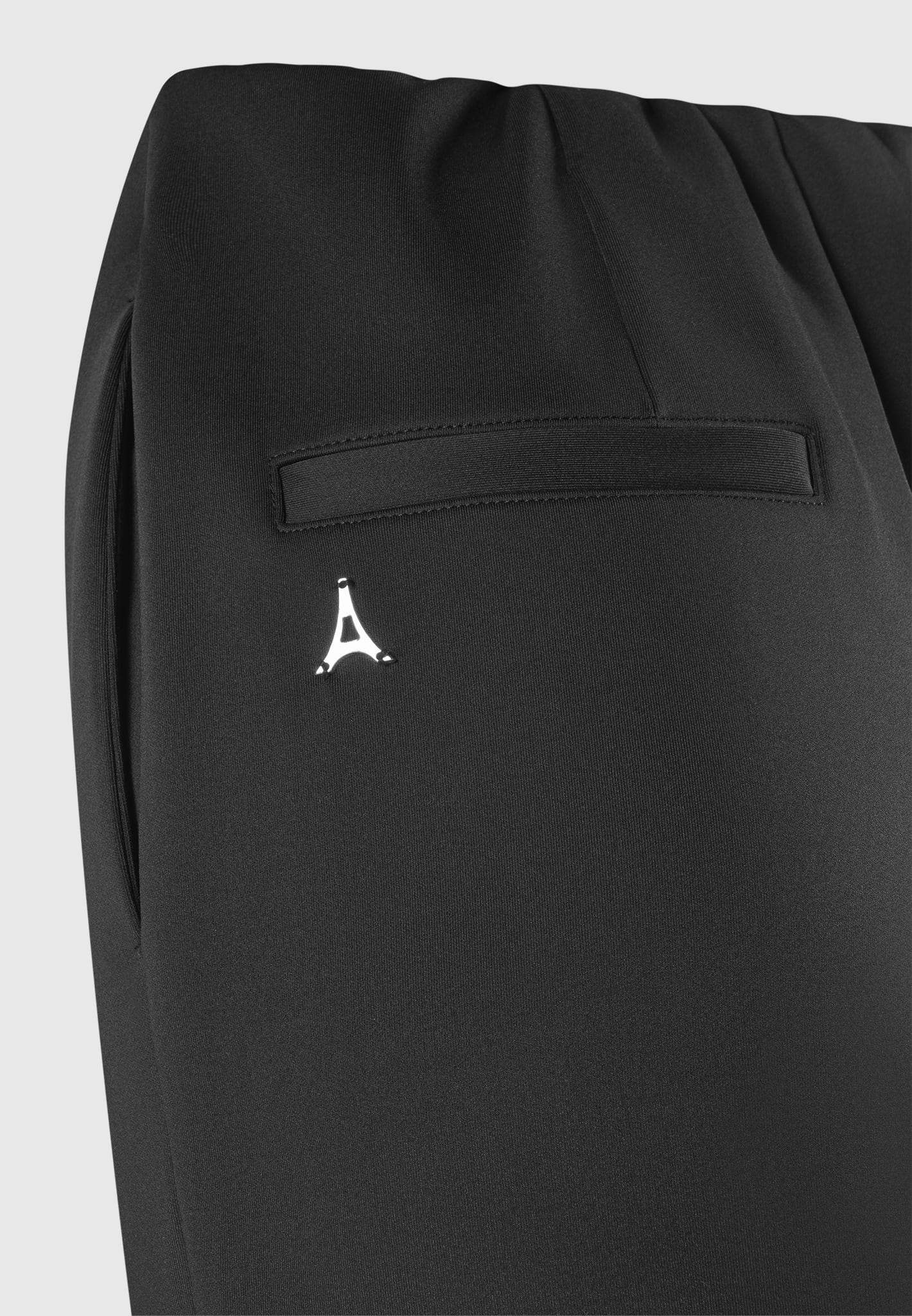 Zip Neoprene Trousers - Black - Image 6