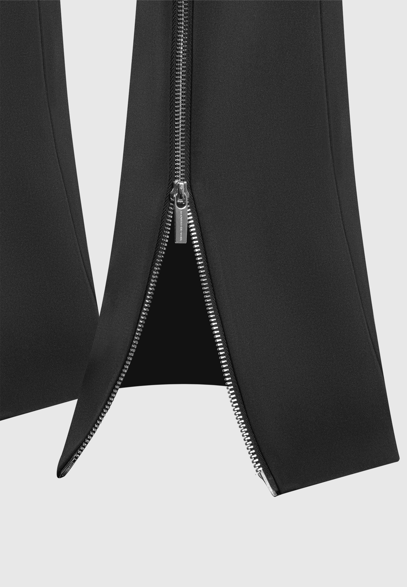 Zip Neoprene Trousers - Black - Image 7